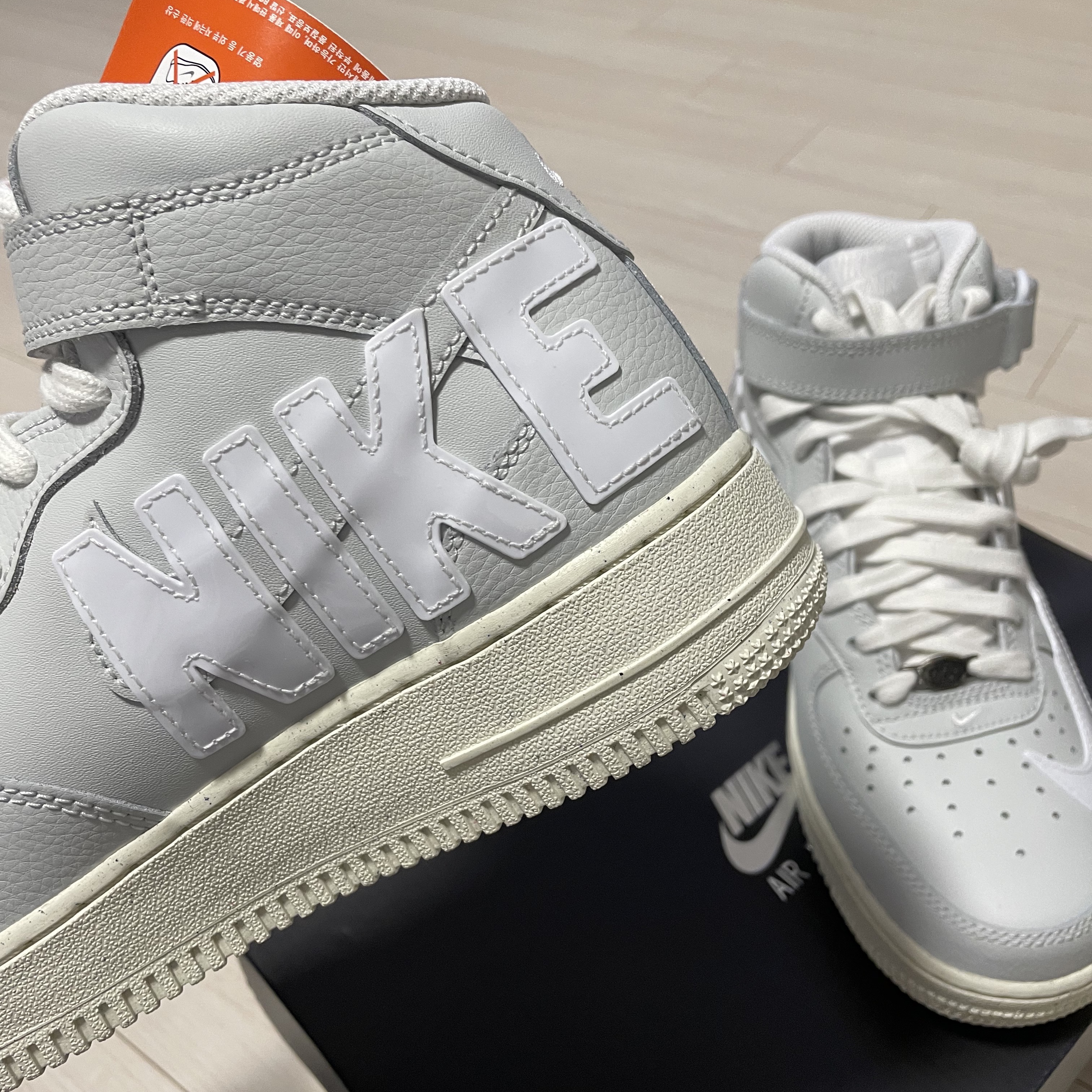 Nike Air Force 1 Mid '07 Premium Copy and Paste 착용 스타일 - 5