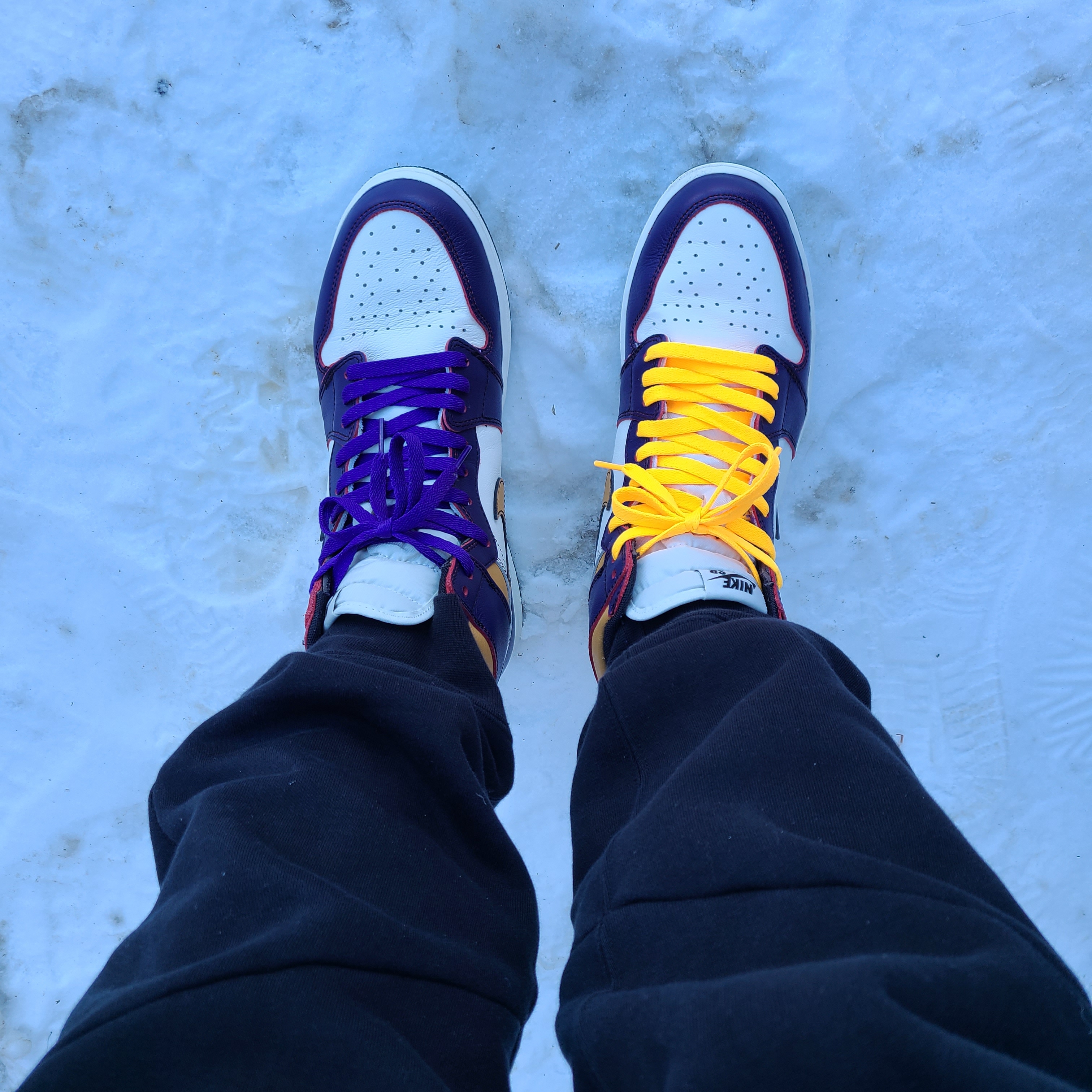 Jordan 11 Retro Concord 2018, Jordan 1 Retro High OG Defiant SB LA to Chicago 착용 스타일 - 2