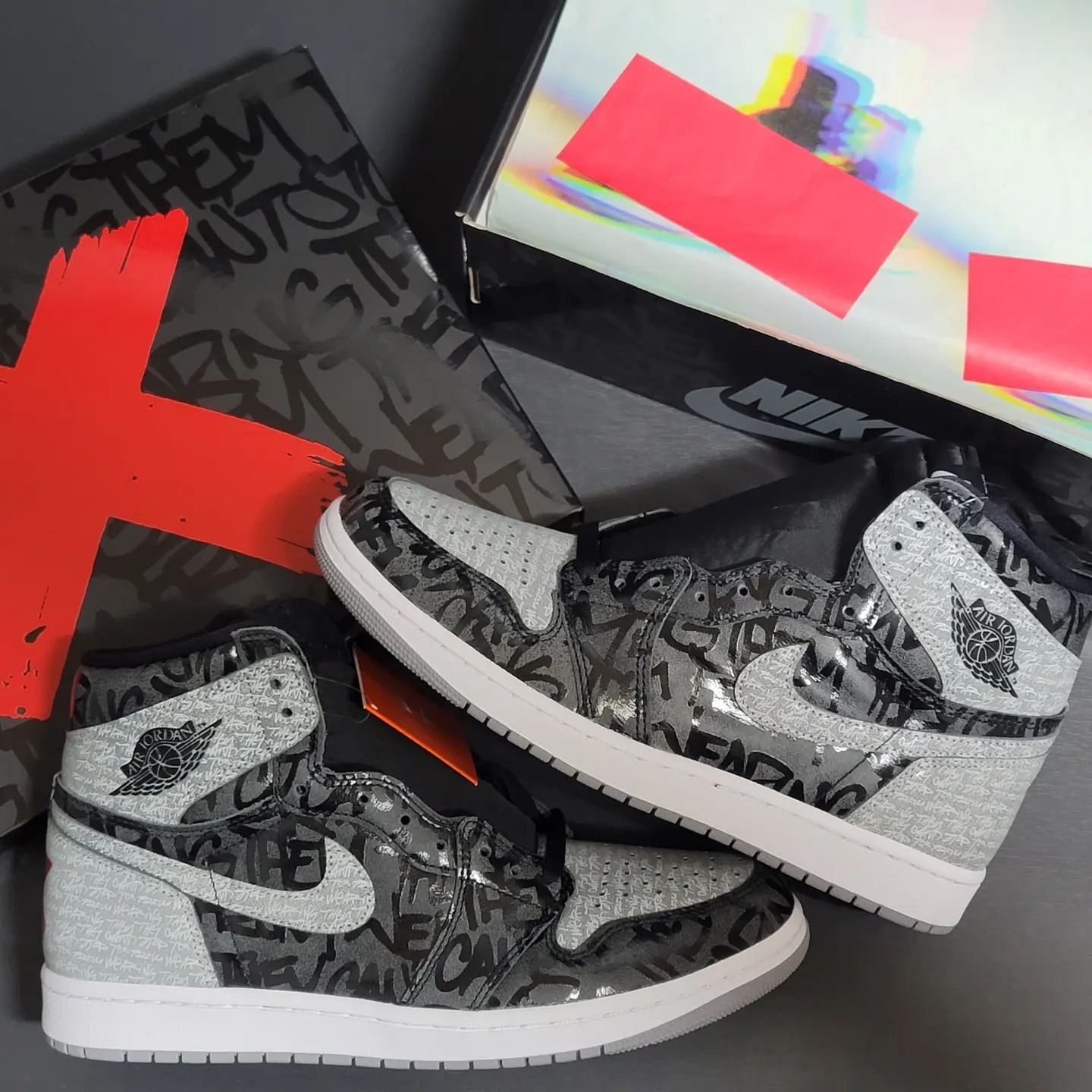 Jordan 1 Retro High OG Rebellionaire 착용 스타일 - 3