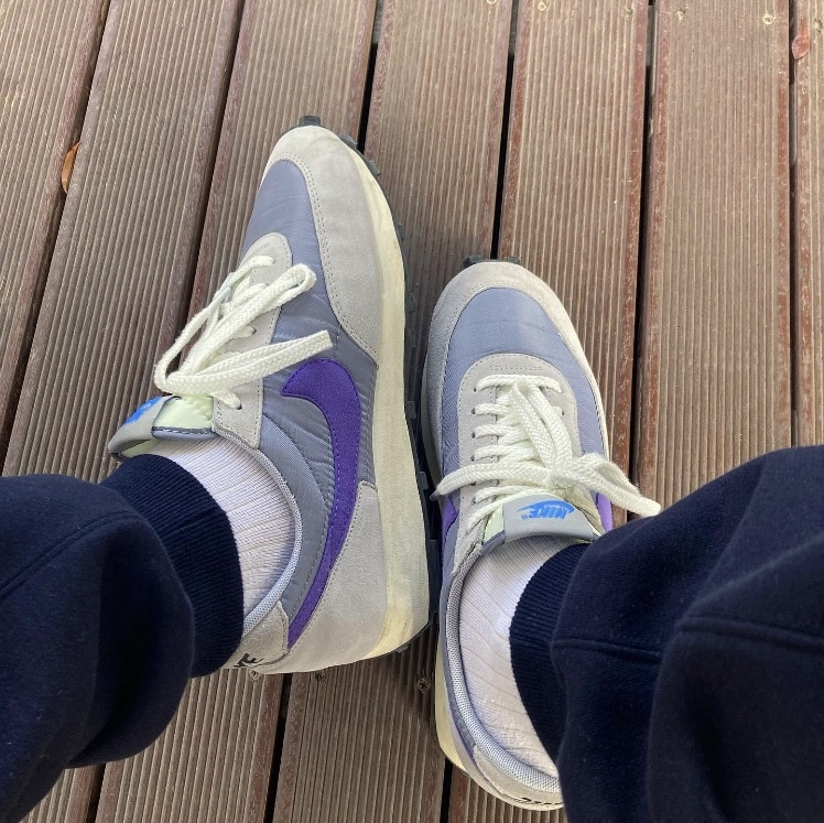 Nike Daybreak SP Cool Grey Hyper Grape 착용 스타일