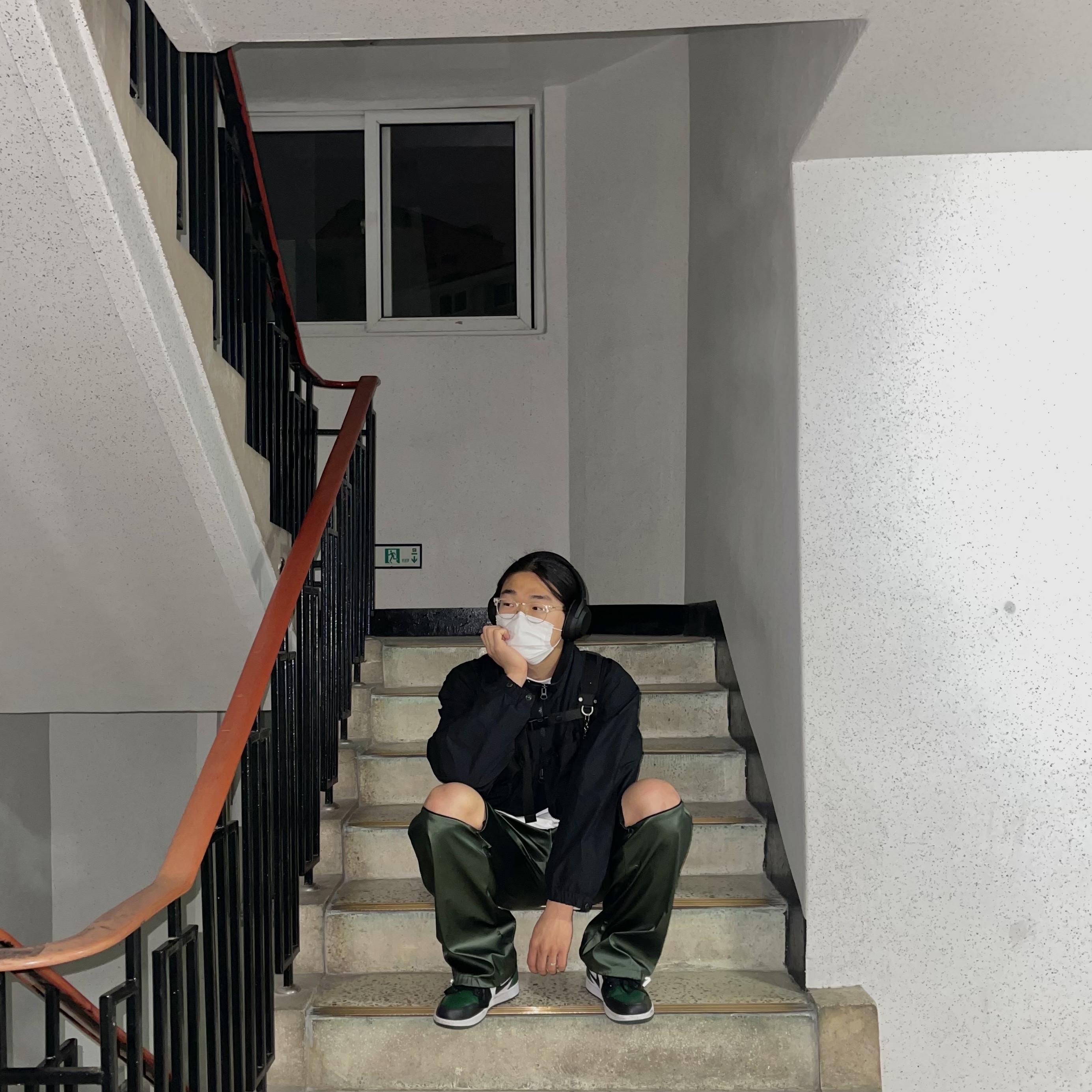 Jordan 1 Low Green Toe 착용 스타일 - 1
