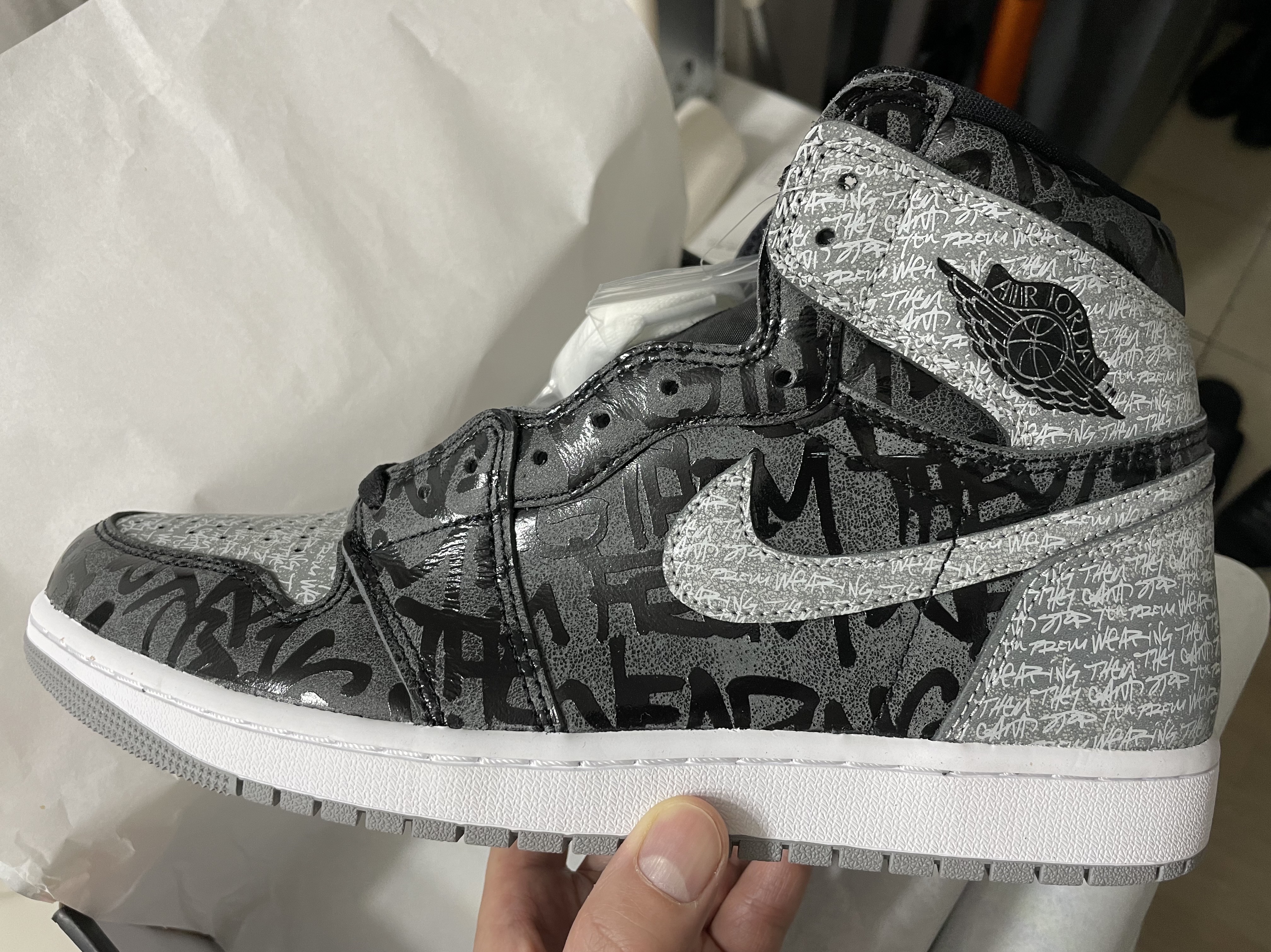 Jordan 1 Retro High OG Rebellionaire 착용 스타일