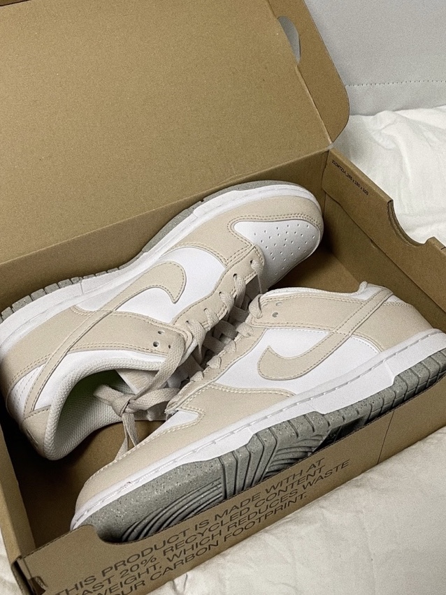 (W) Nike Dunk Low Next Nature Light Orewood Brown 착용 스타일