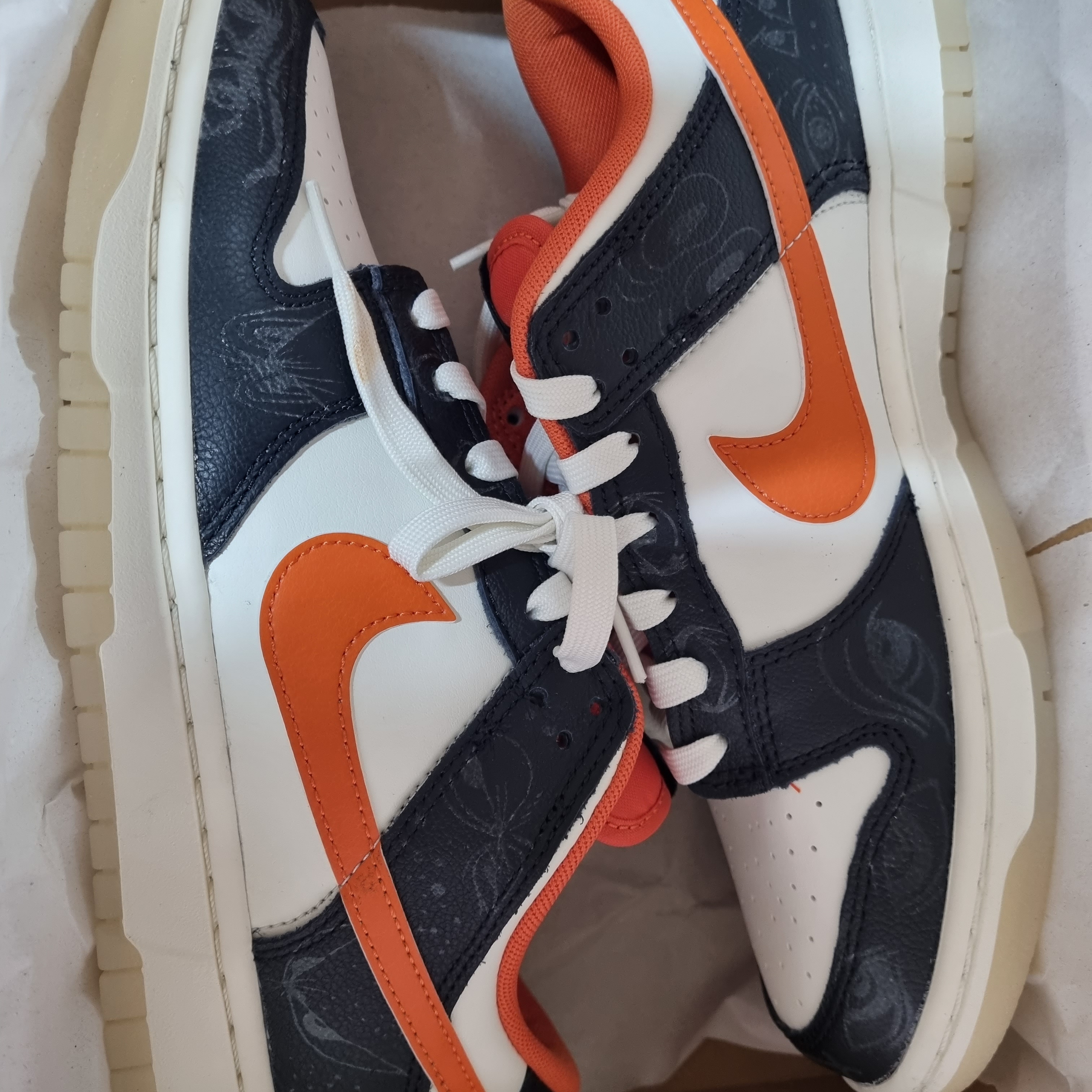 Nike Dunk Low Retro PRM Halloween 착용 스타일 - 1