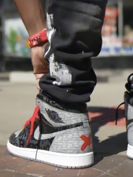 Jordan 1 Retro High OG Rebellionaire 착용 스타일 - 2