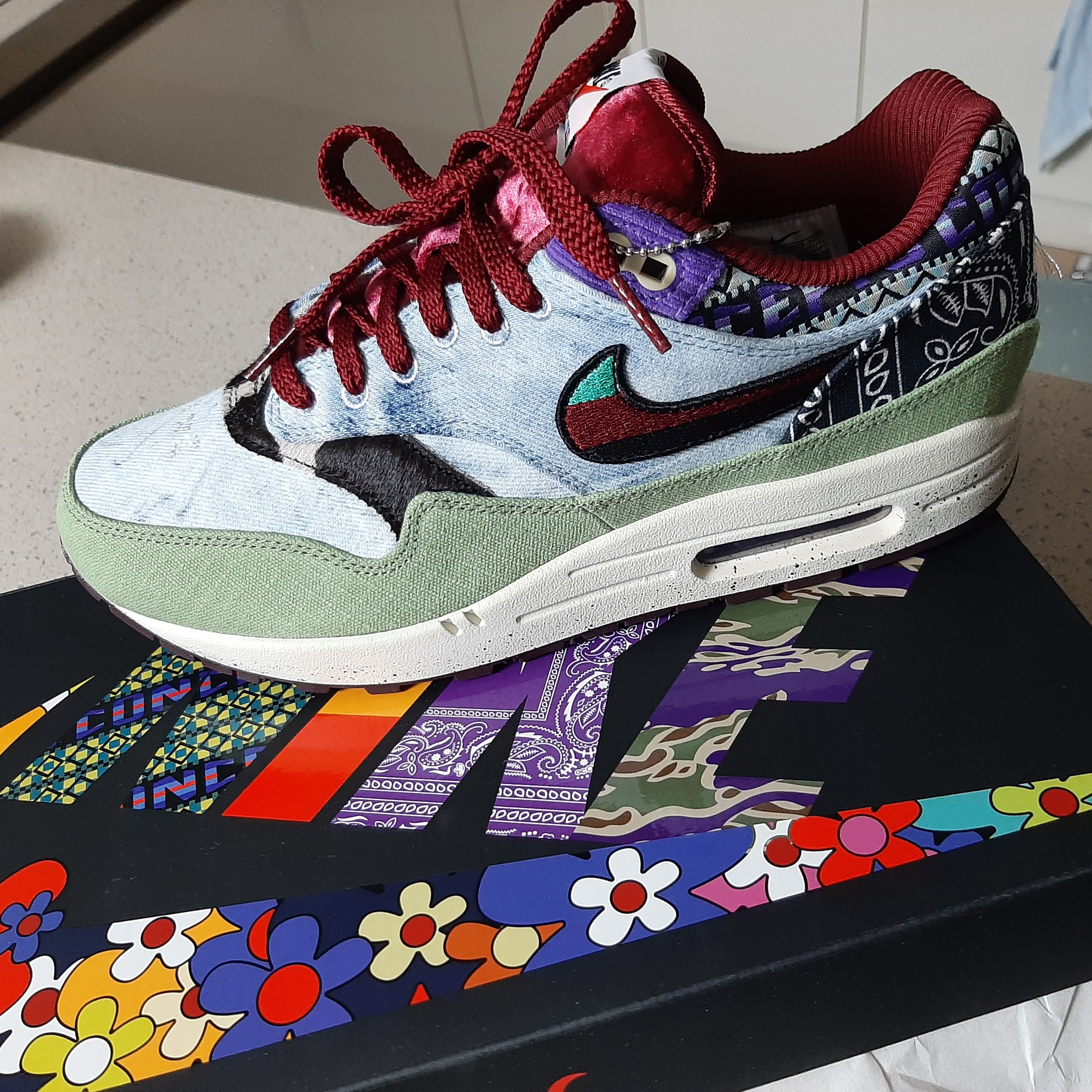 Nike x Concepts Air Max 1 SP Mellow 착용 스타일
