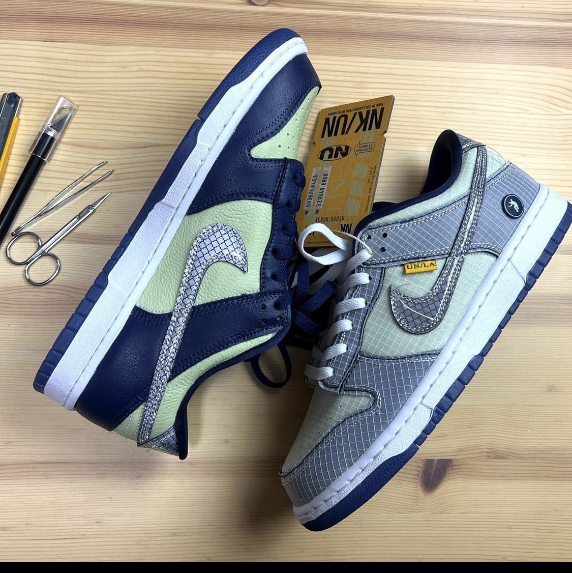 Nike x Union Dunk Low Passport Pack Pistachio 착용 스타일