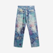 Our Legacy Third Cut Digital Chalk Flower Denim