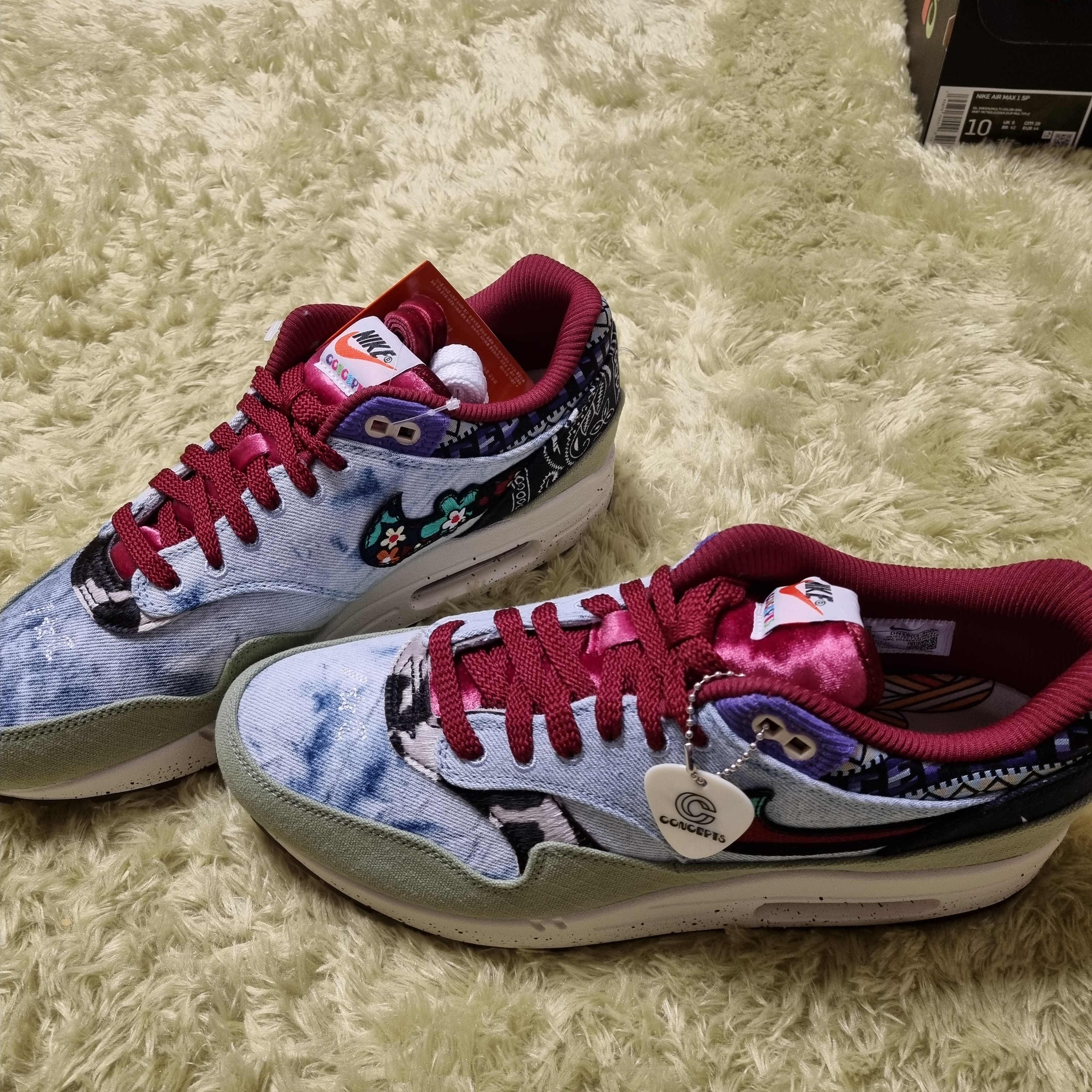 Nike x Concepts Air Max 1 SP Mellow 착용 스타일