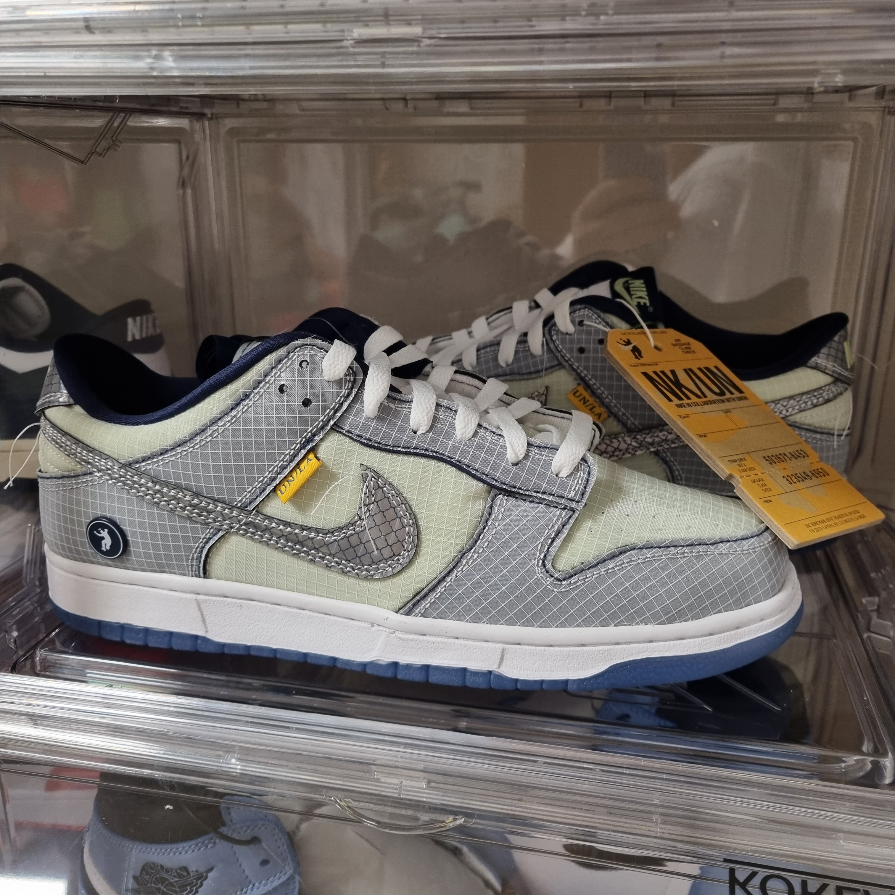 Nike x Union Dunk Low Passport Pack Pistachio 착용 스타일