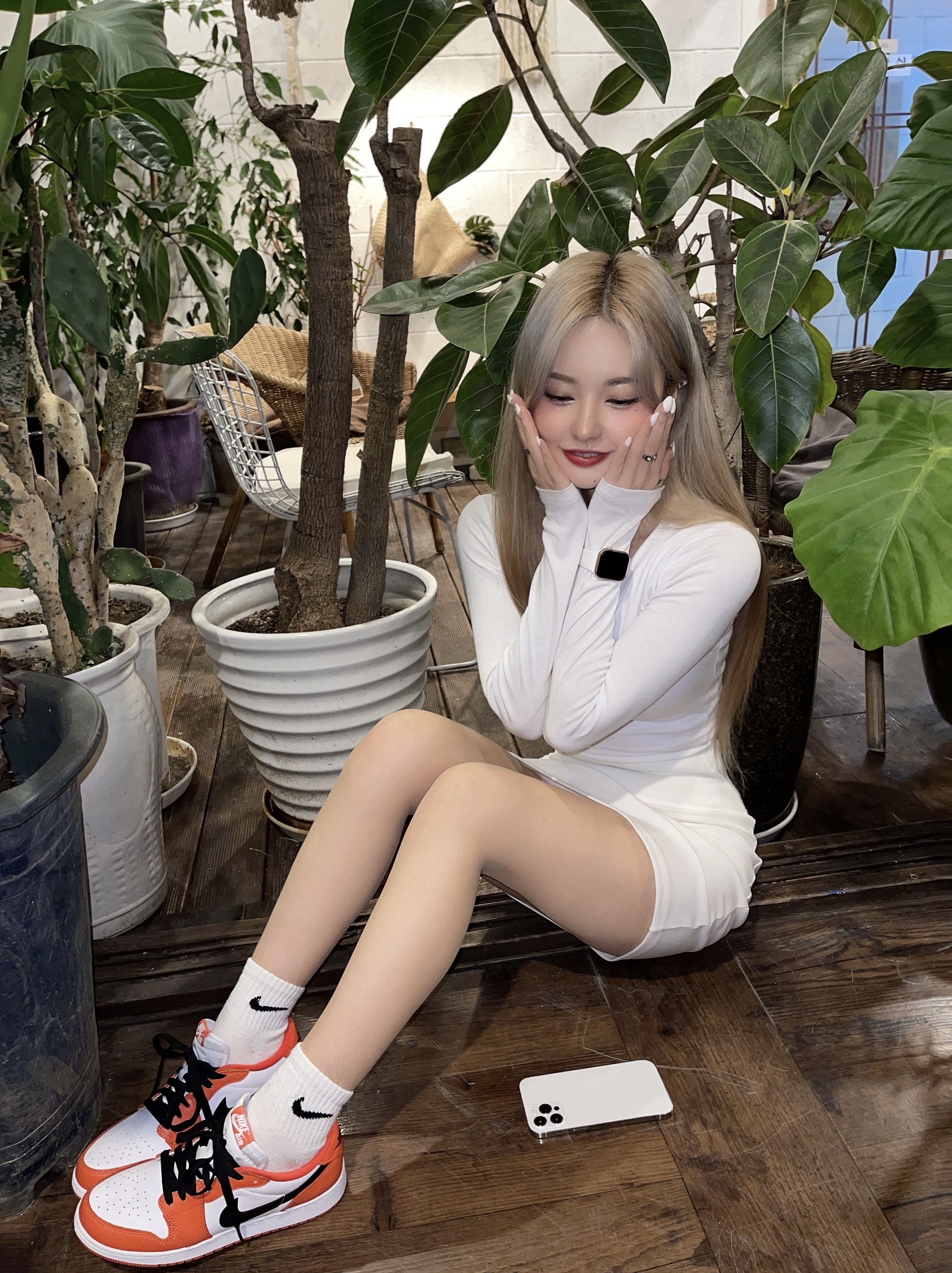 Jordan 1 Low OG Starfish 착용 스타일 - 1