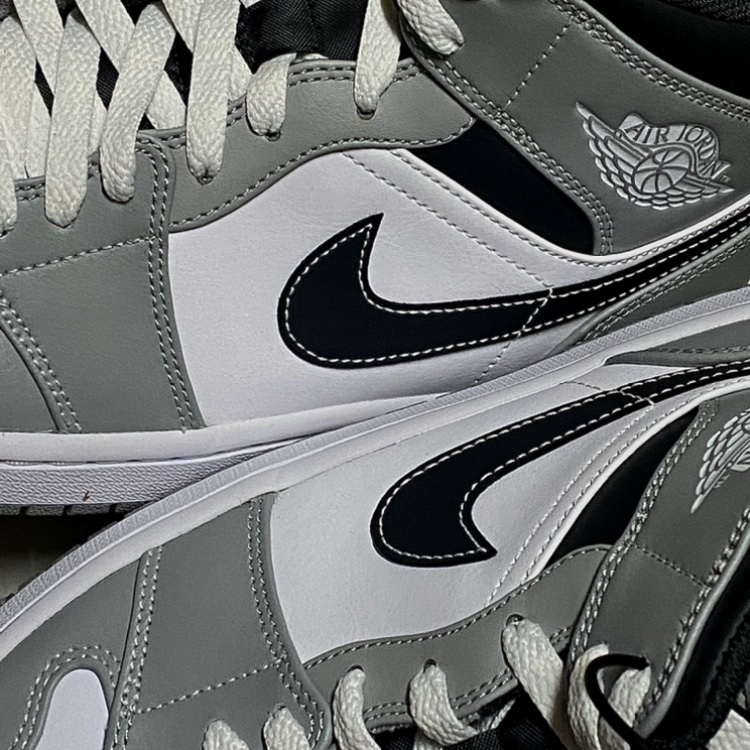 Jordan 1 Mid Light Smoke Grey Anthracite 착용 스타일 - 1