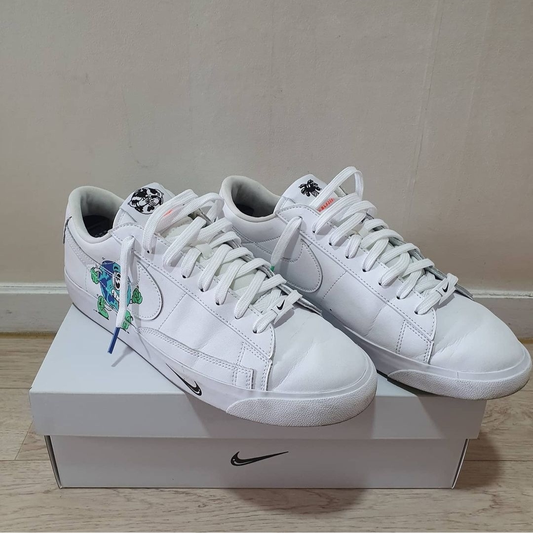 Nike x Steve Harrington Blazer Flyleather Earth Day 2019 착용 스타일