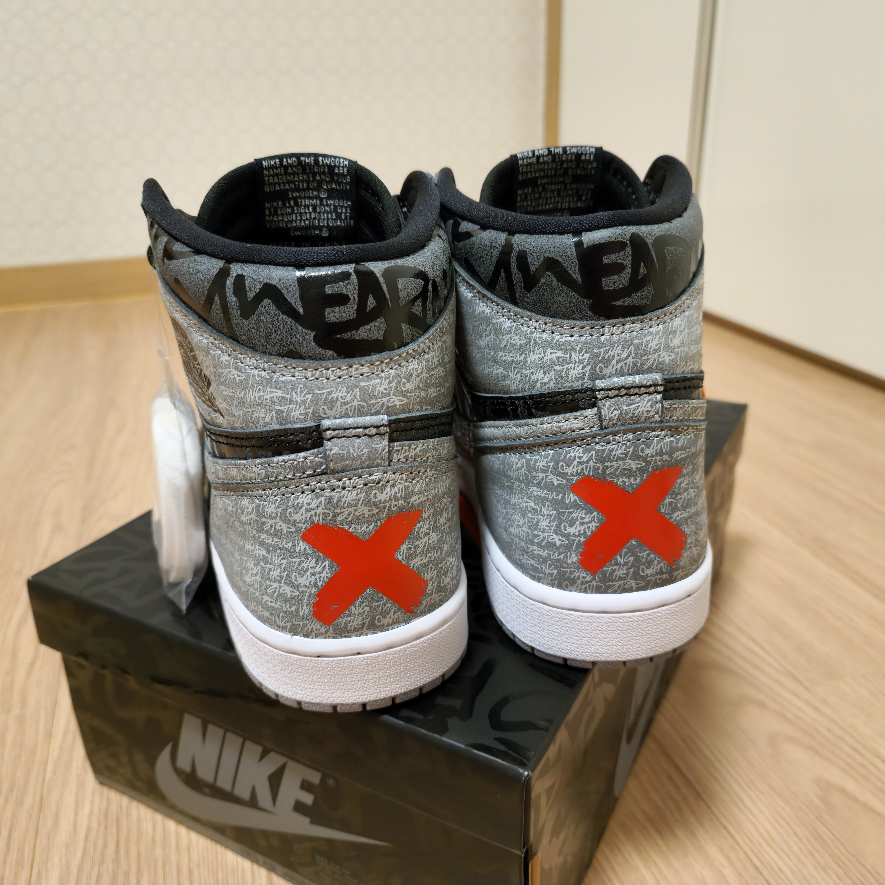 Jordan 1 Retro High OG Rebellionaire 착용 스타일 - 4