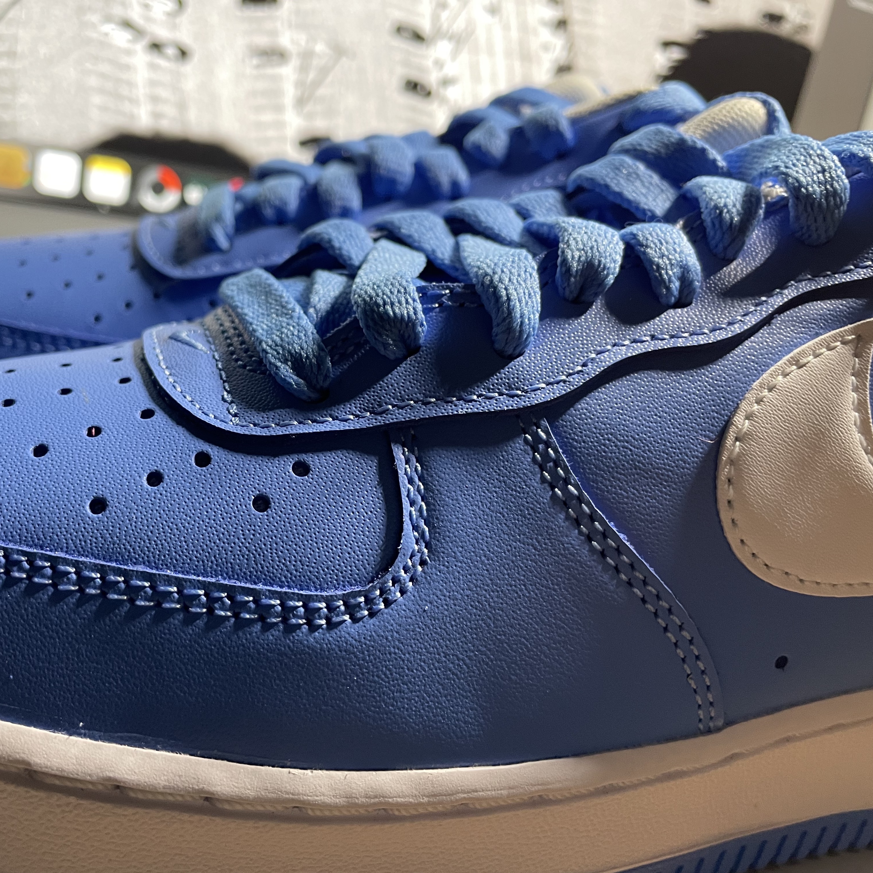Nike Air Force 1 '07 Low University Blue 착용 스타일 - 2