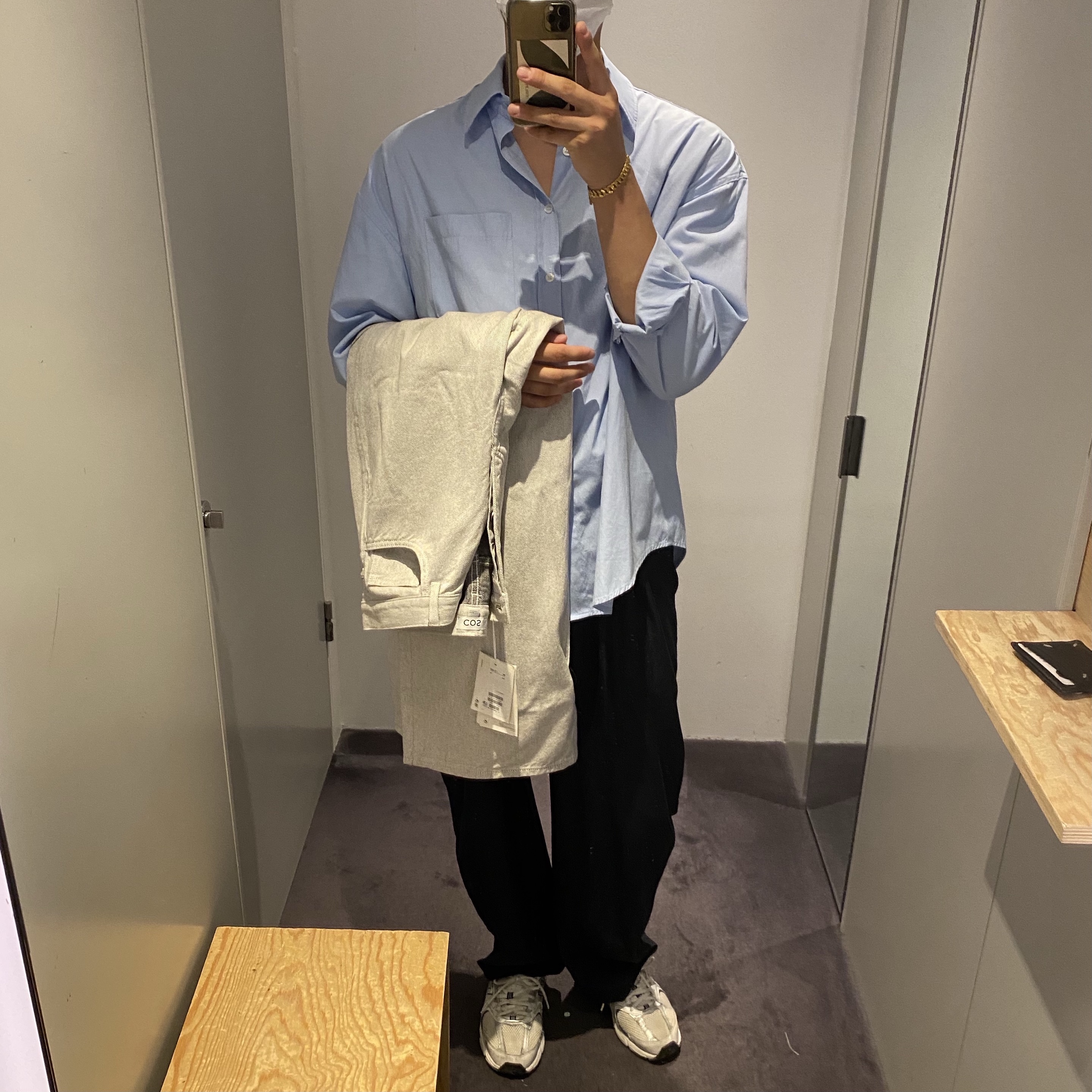 New Balance 530 White 착용 스타일 - 1