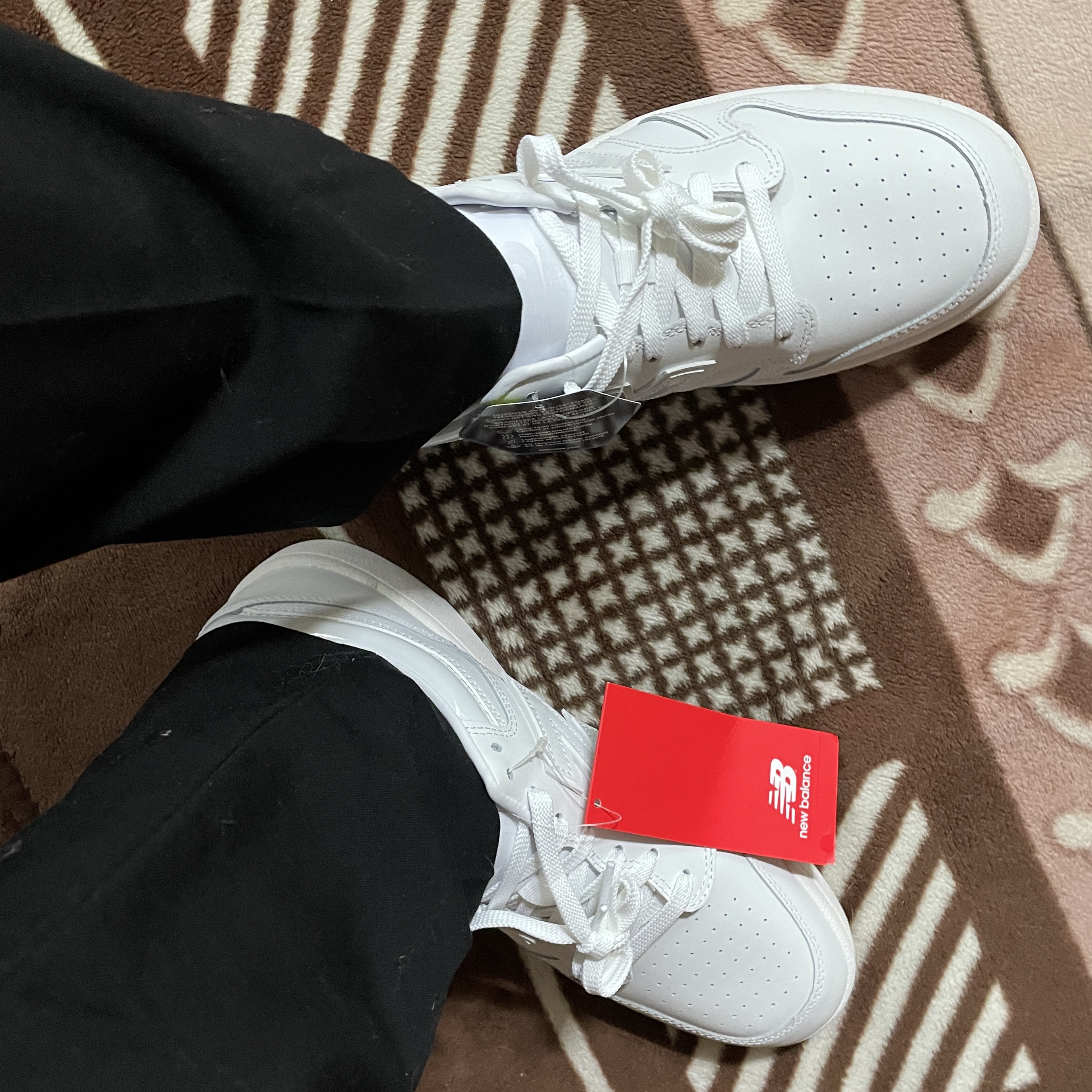 New Balance 480 White 착용 스타일 - 3