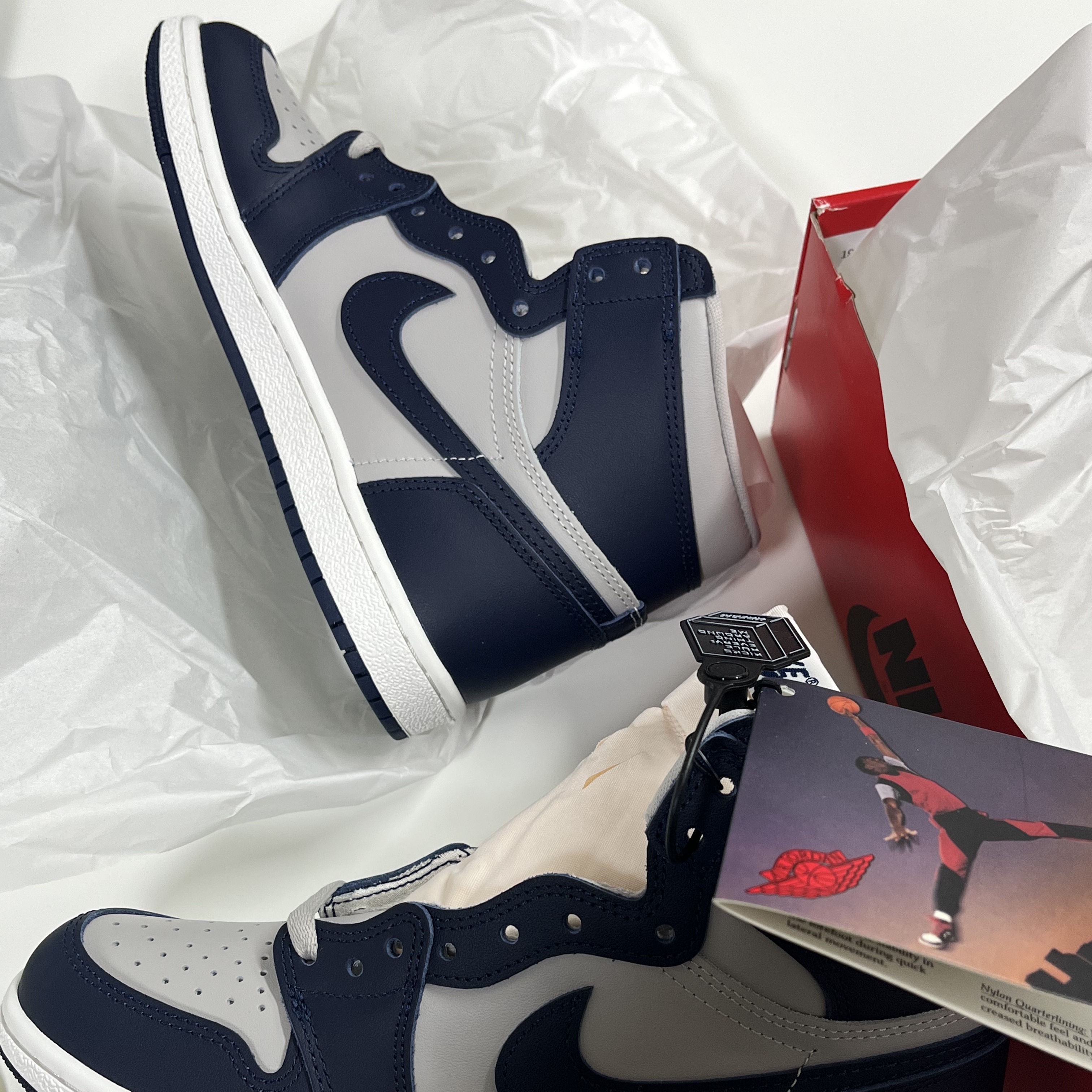 Jordan 1 High 85 College Navy 착용 스타일