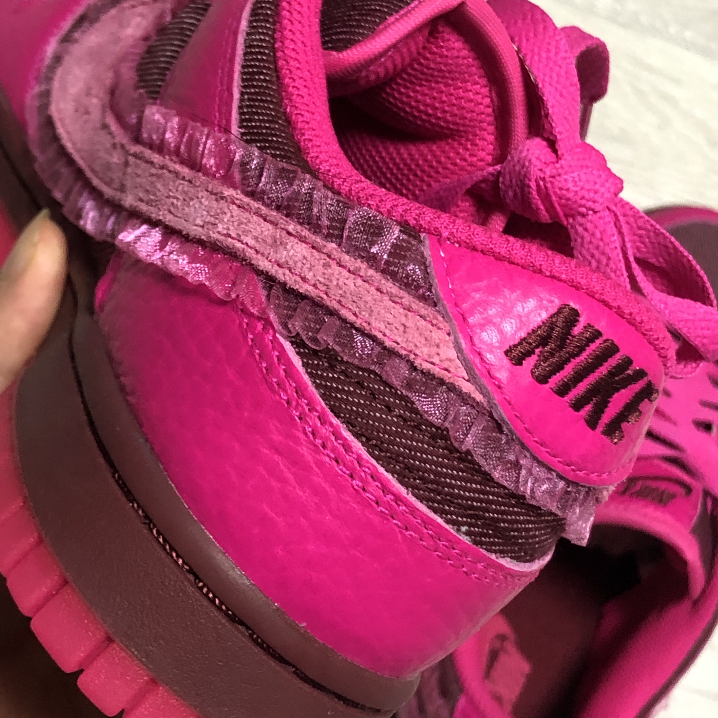 (W) Nike Dunk Low Prime Pink 착용 스타일 - 2