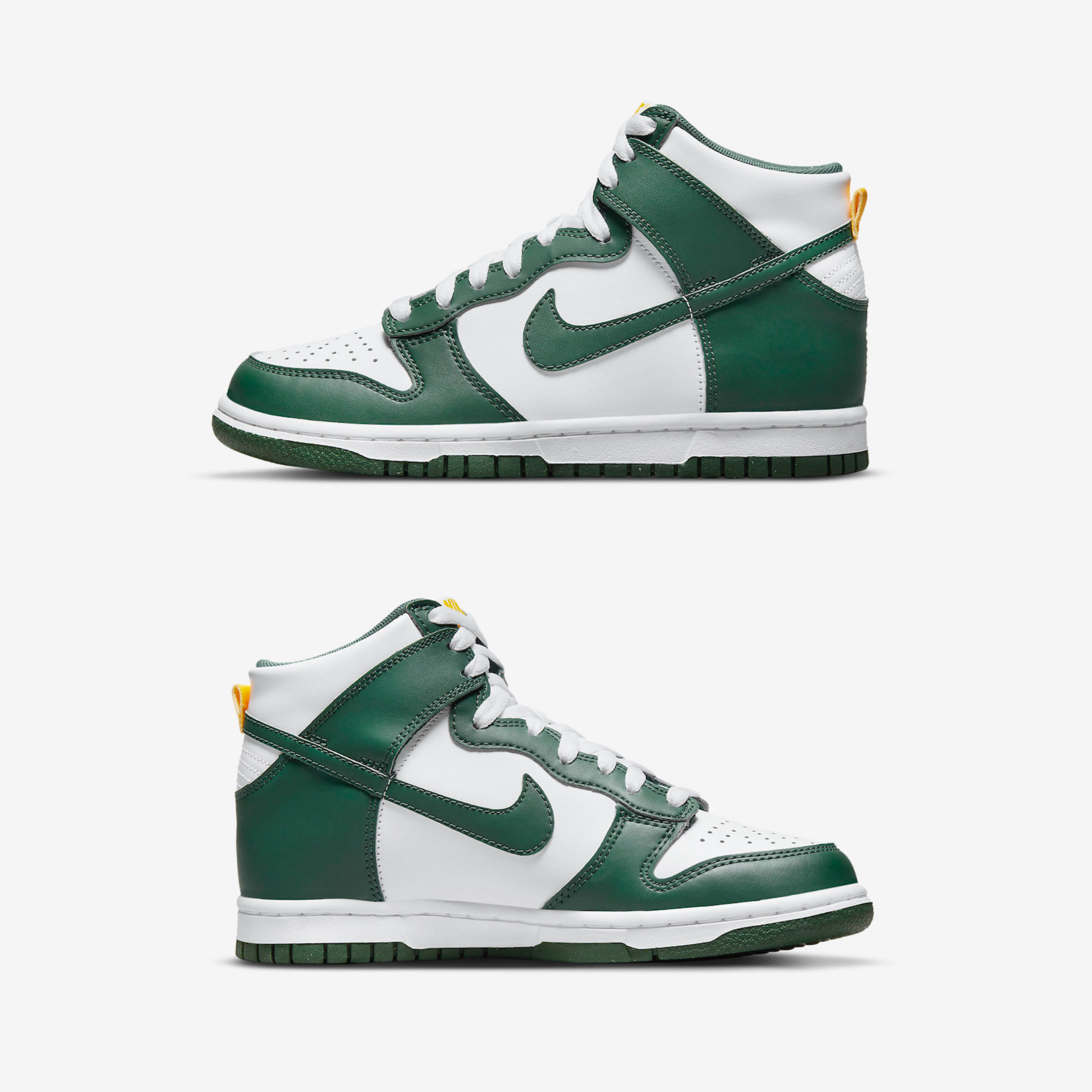 (GS) Nike Dunk High Noble Green, Nike Dunk High Retro Noble Green 착용 스타일 - 3