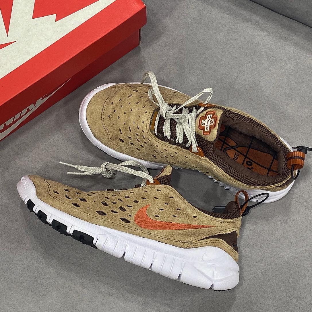 Nike Free Run Trail Dark Rriftwood 착용 스타일 - 2
