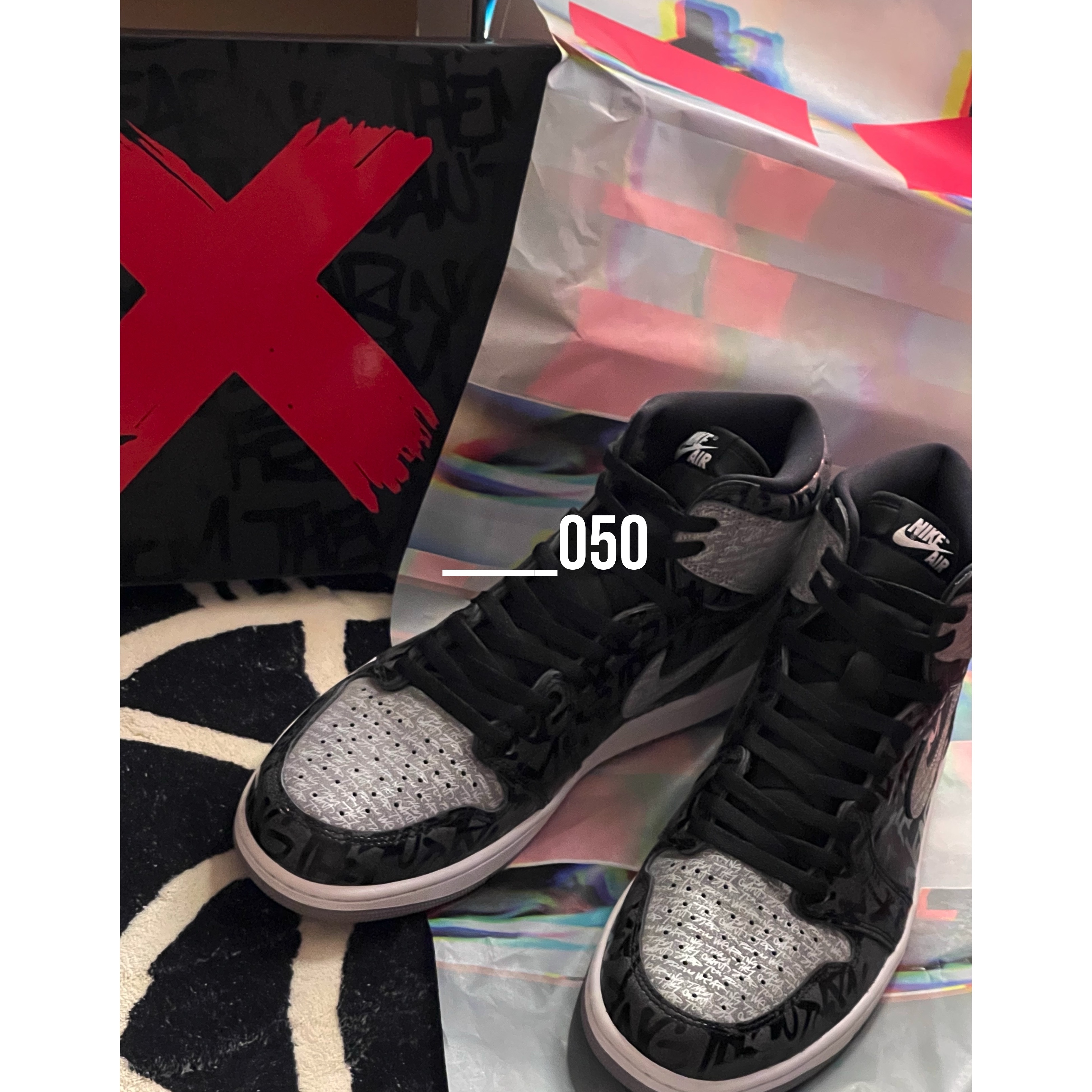 Jordan 1 Retro High OG Rebellionaire, Jordan 1 Retro High OG Shadow 2.0 착용 스타일 - 2