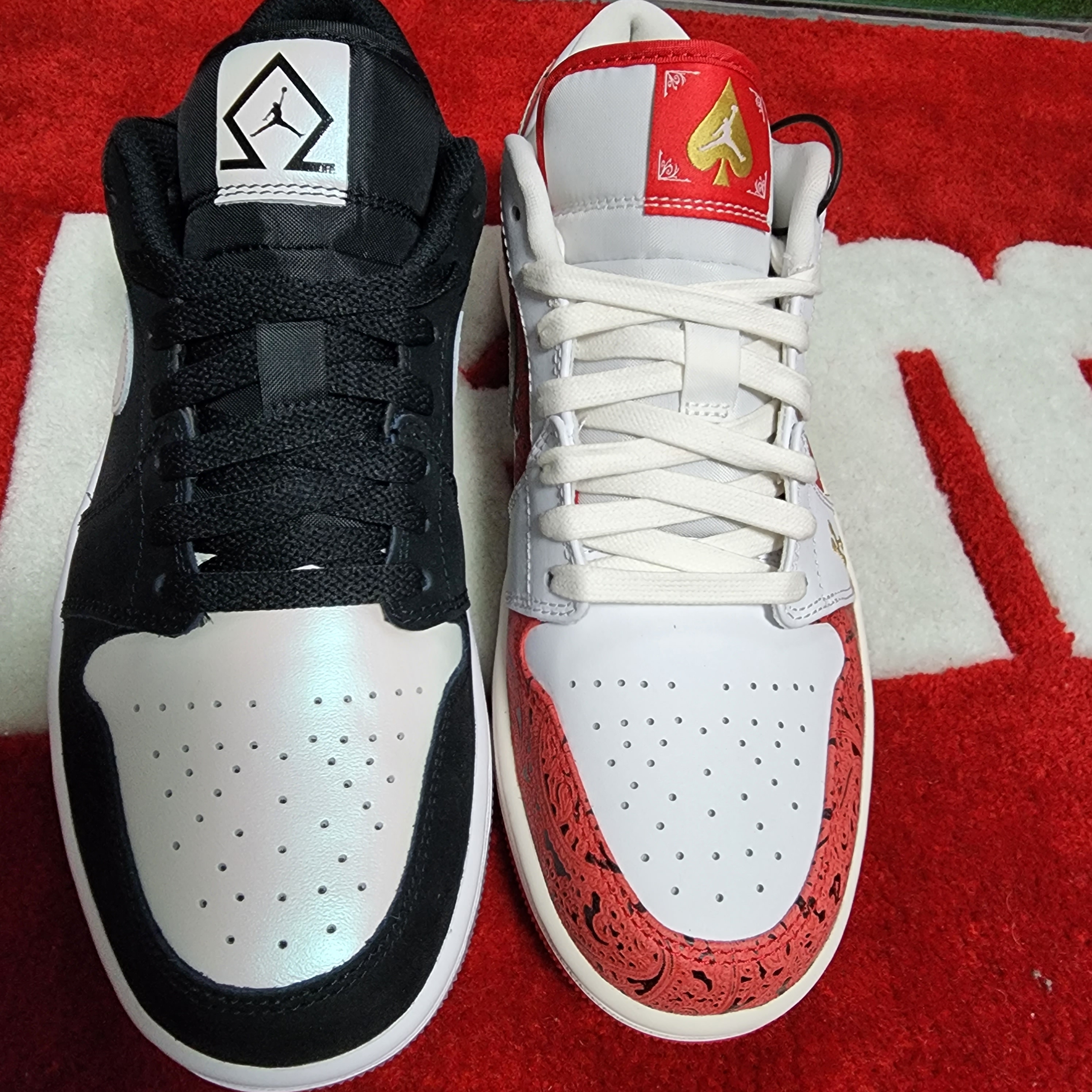 Jordan 1 Low SE Spades, Jordan 1 Low SE Diamond 착용 스타일 - 2