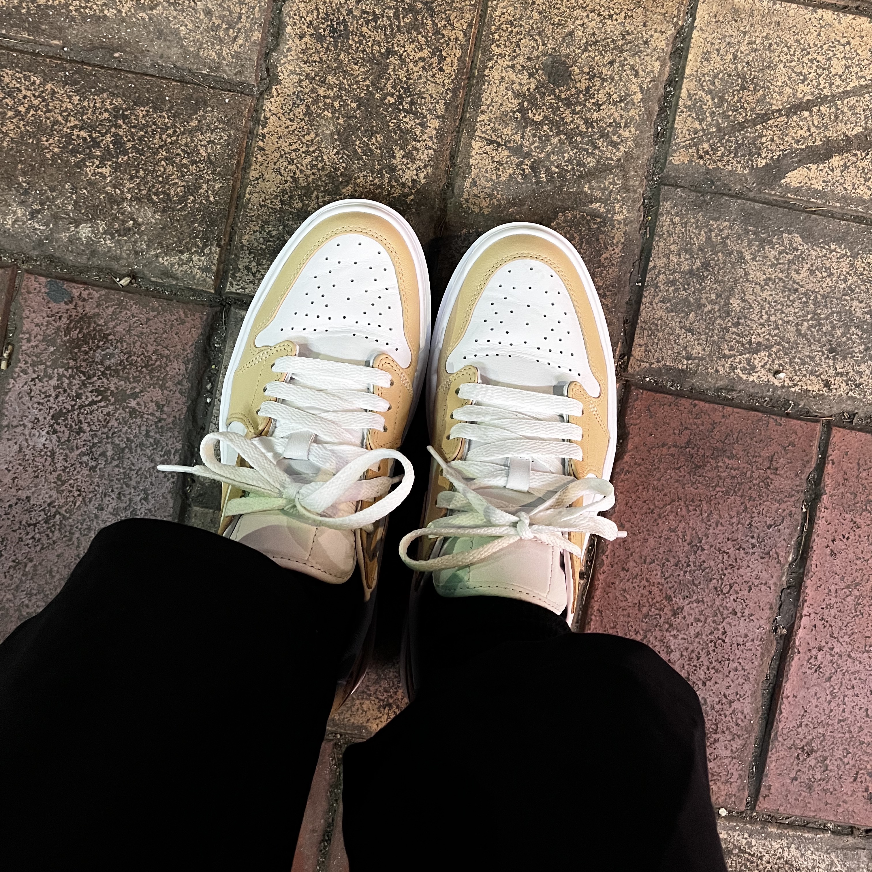(W) Jordan 1 Elevate Low White Onyx 착용 스타일