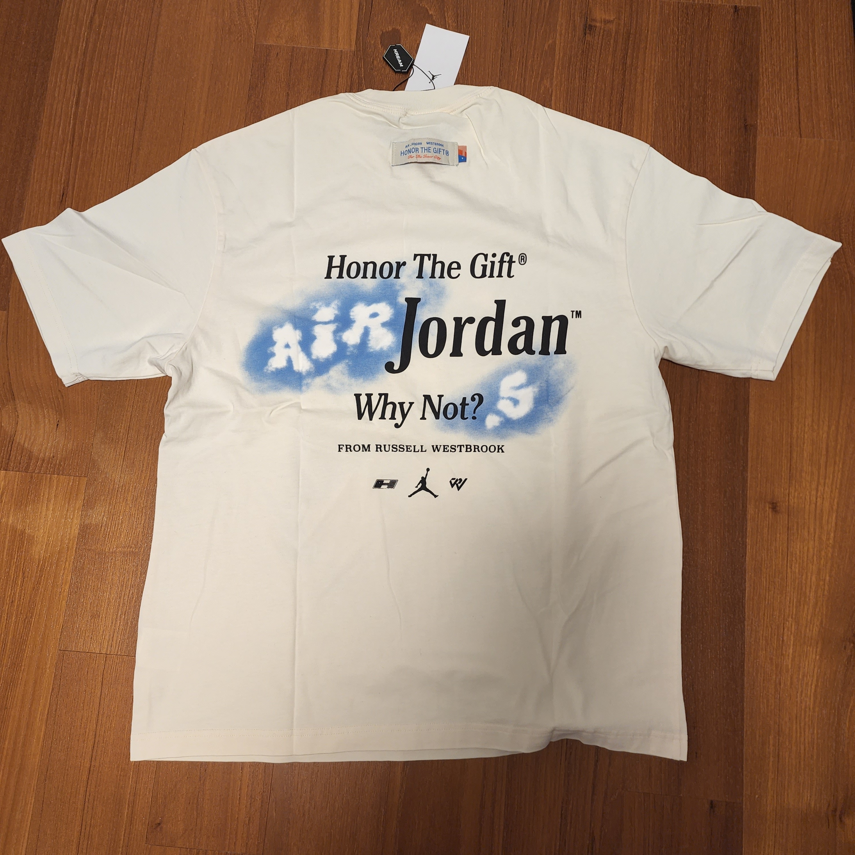 Jordan x Russell Westbrook Honor the Gift T-Shirt - US/EU 착용 스타일 - 2