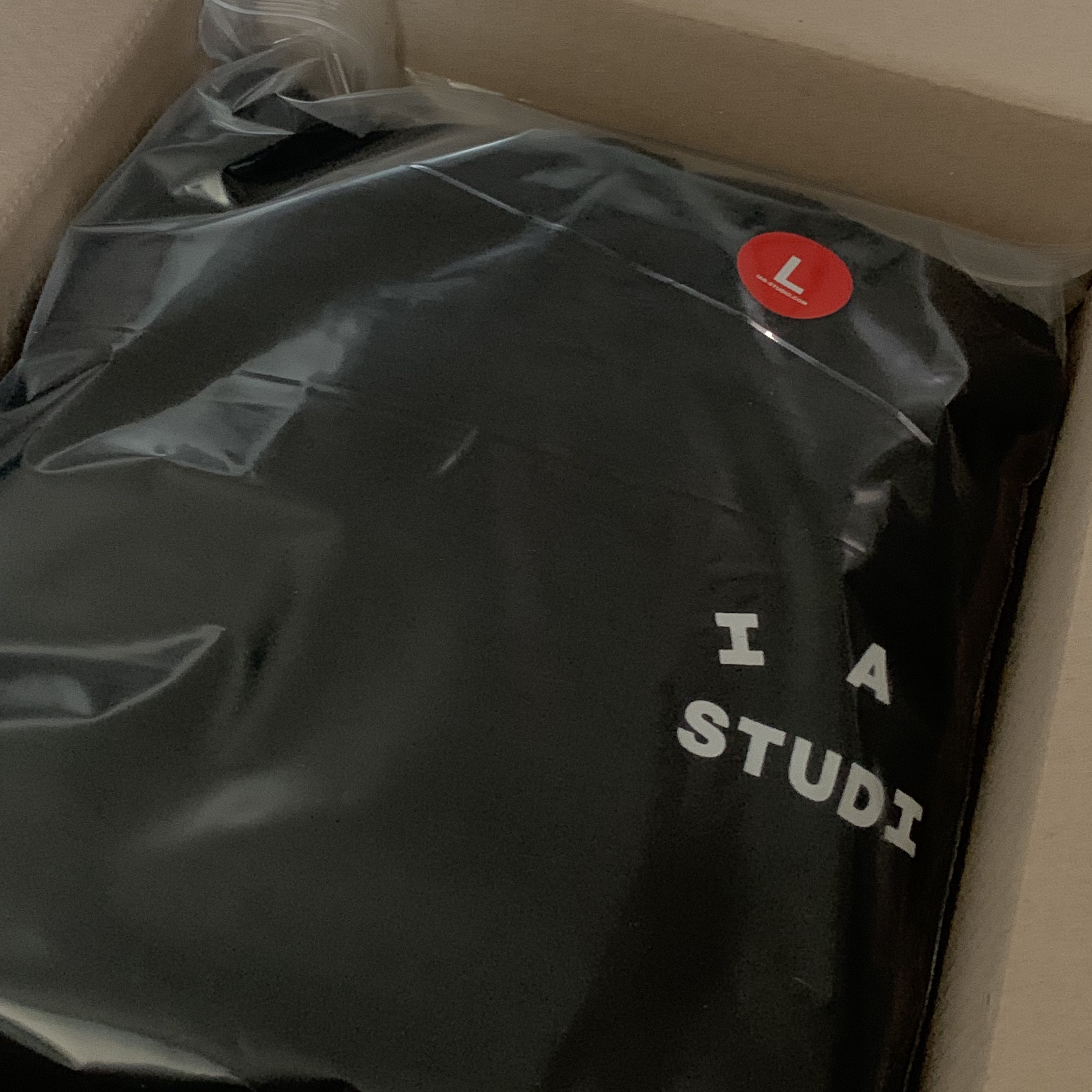 IAB Studio Hoodie Black White 착용 스타일