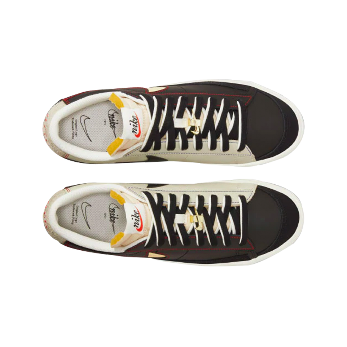 나이키 블레이저 로우 '77 프리미엄 리무버블 스우시 블랙(Nike Blazer Low '77 Premium Removable Swoosh Black) - 2