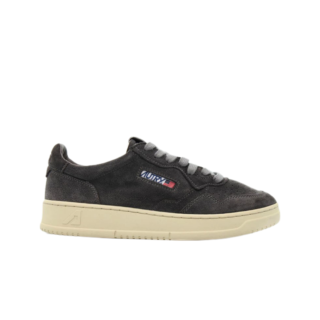 오트리 메달리스트 로우 레더 스웨이드 스니커즈 그레이(Autry Medalist Low Leather Suede Sneakers Grey) - 1