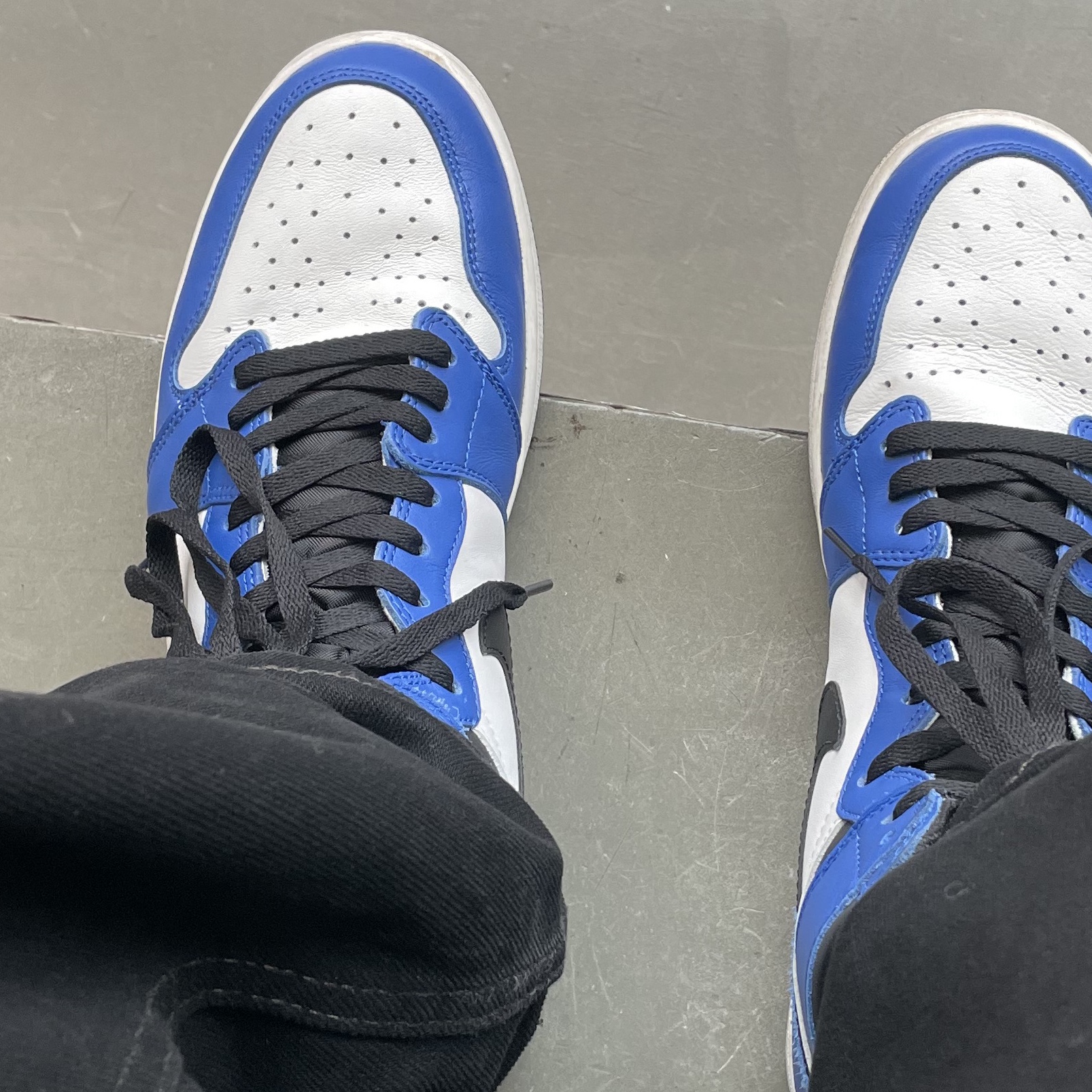 Jordan 1 Retro High Game Royal 착용 스타일 - 1