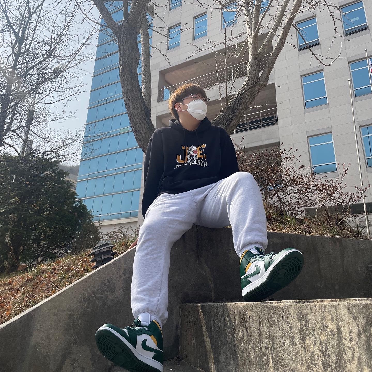 Jordan 1 Mid Sonics 2021 착용 스타일 - 1
