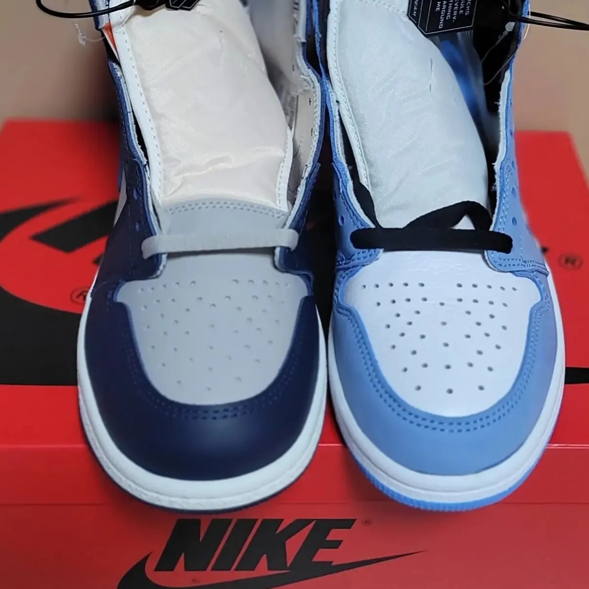 Jordan 1 High 85 College Navy, Jordan 1 Retro High OG University Blue 착용 스타일 - 2