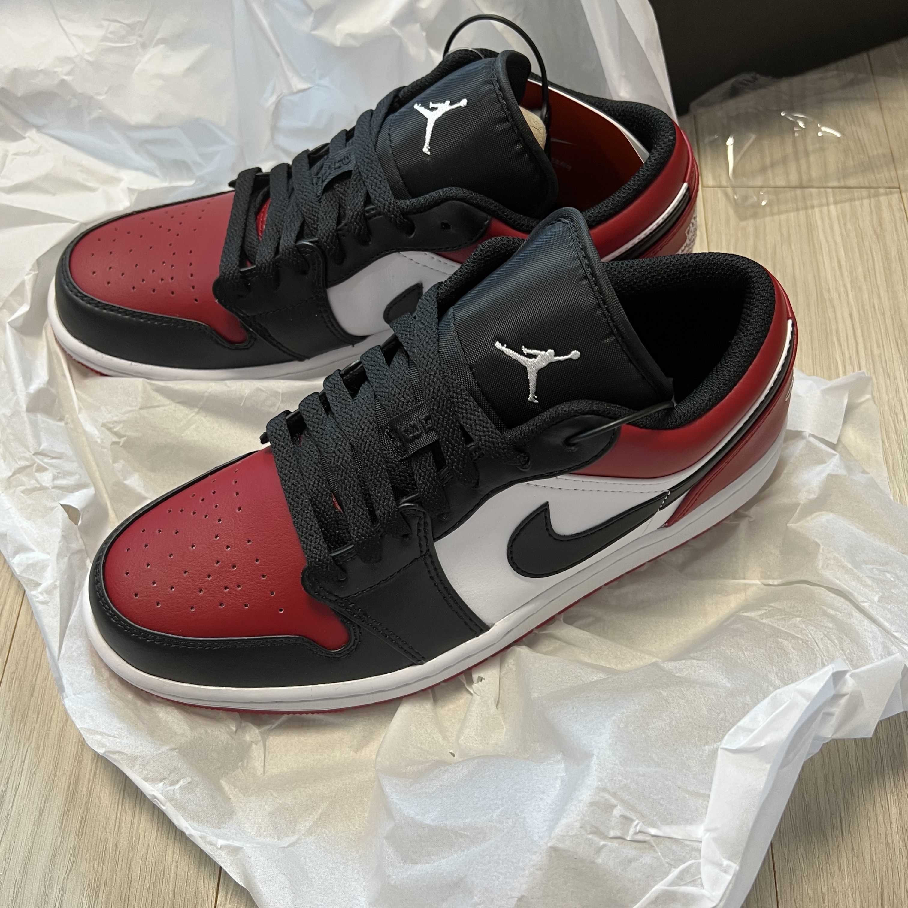 Jordan 1 Low Bred Toe 착용 스타일