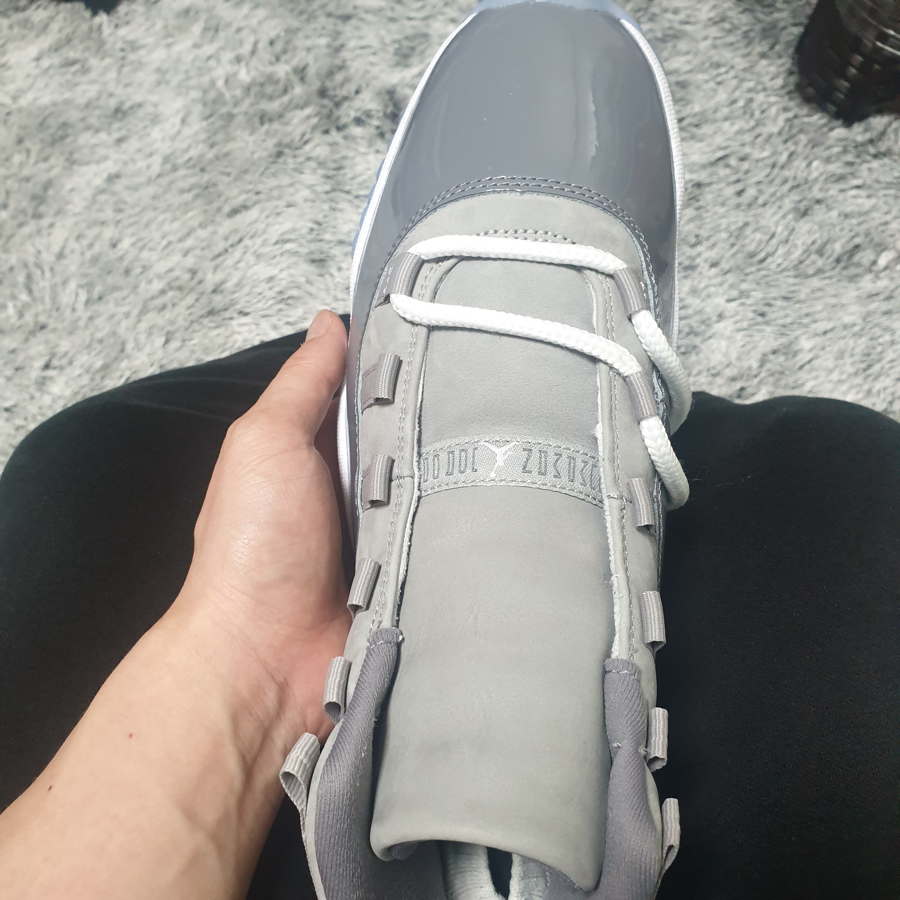 Jordan 11 Retro Cool Grey 2021, Jordan 11 Retro Concord 2018 착용 스타일 - 1