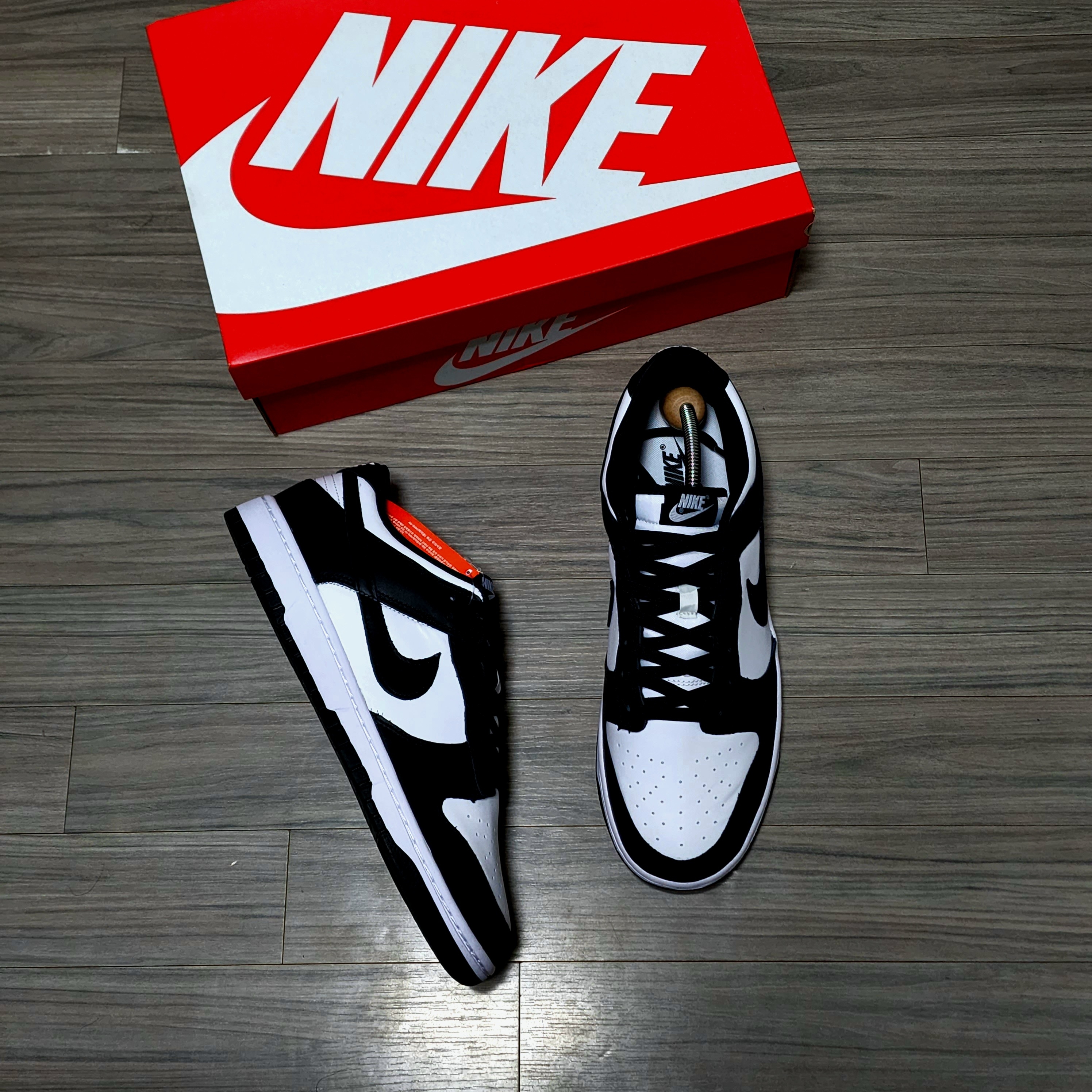 Nike Dunk Low Retro Black 착용 스타일 - 1