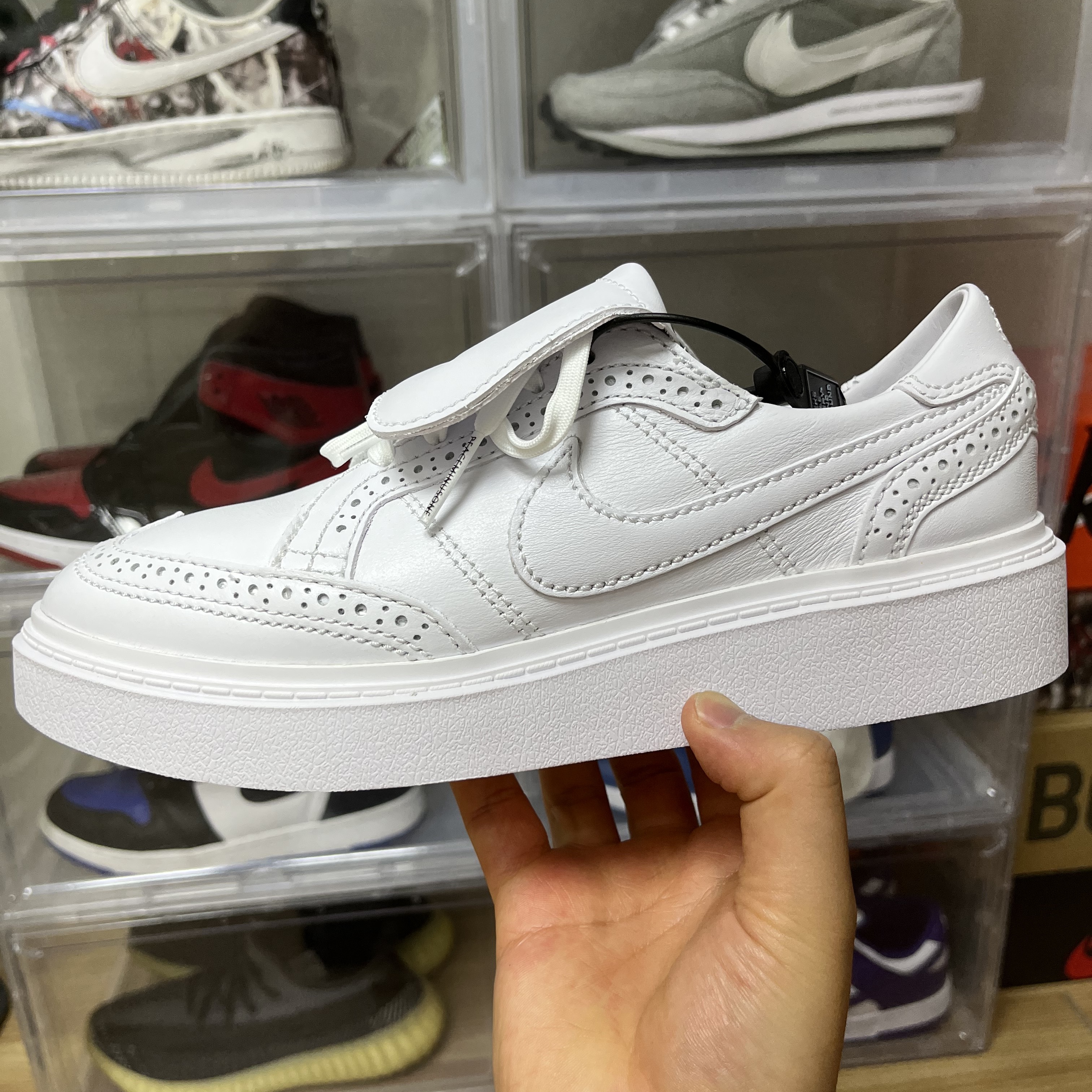 Nike x Peaceminusone Kwondo1 White 착용 스타일 - 4