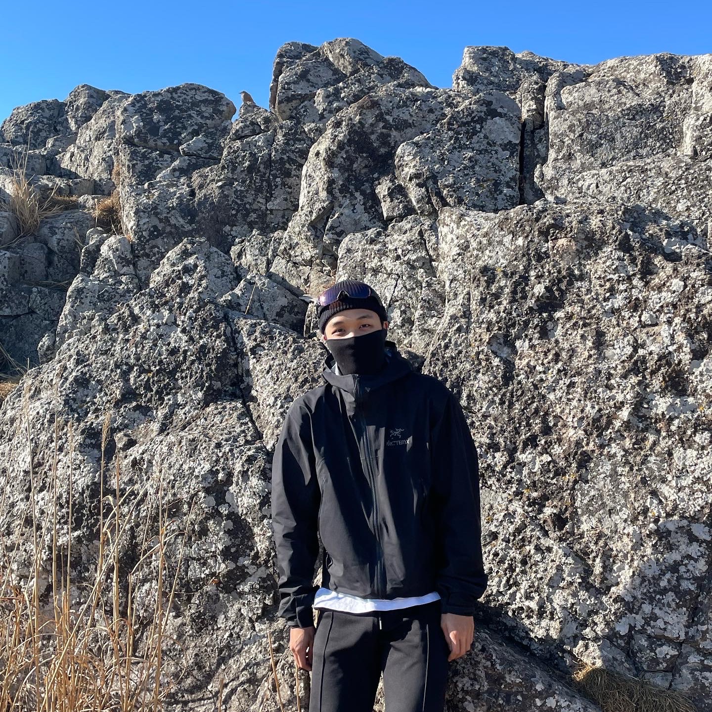 Arc'teryx Beta Jacket Black 착용 스타일