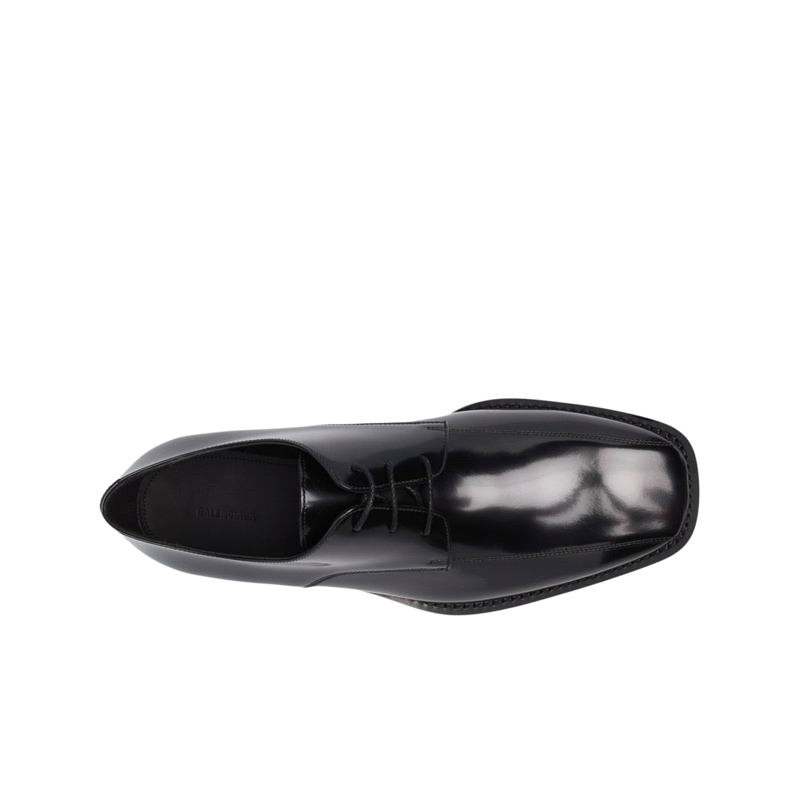 발렌시아가 림 스퀘어토 더비 슈즈 블랙(Balenciaga Rim Square Toe Derby Shoes Black) - 2