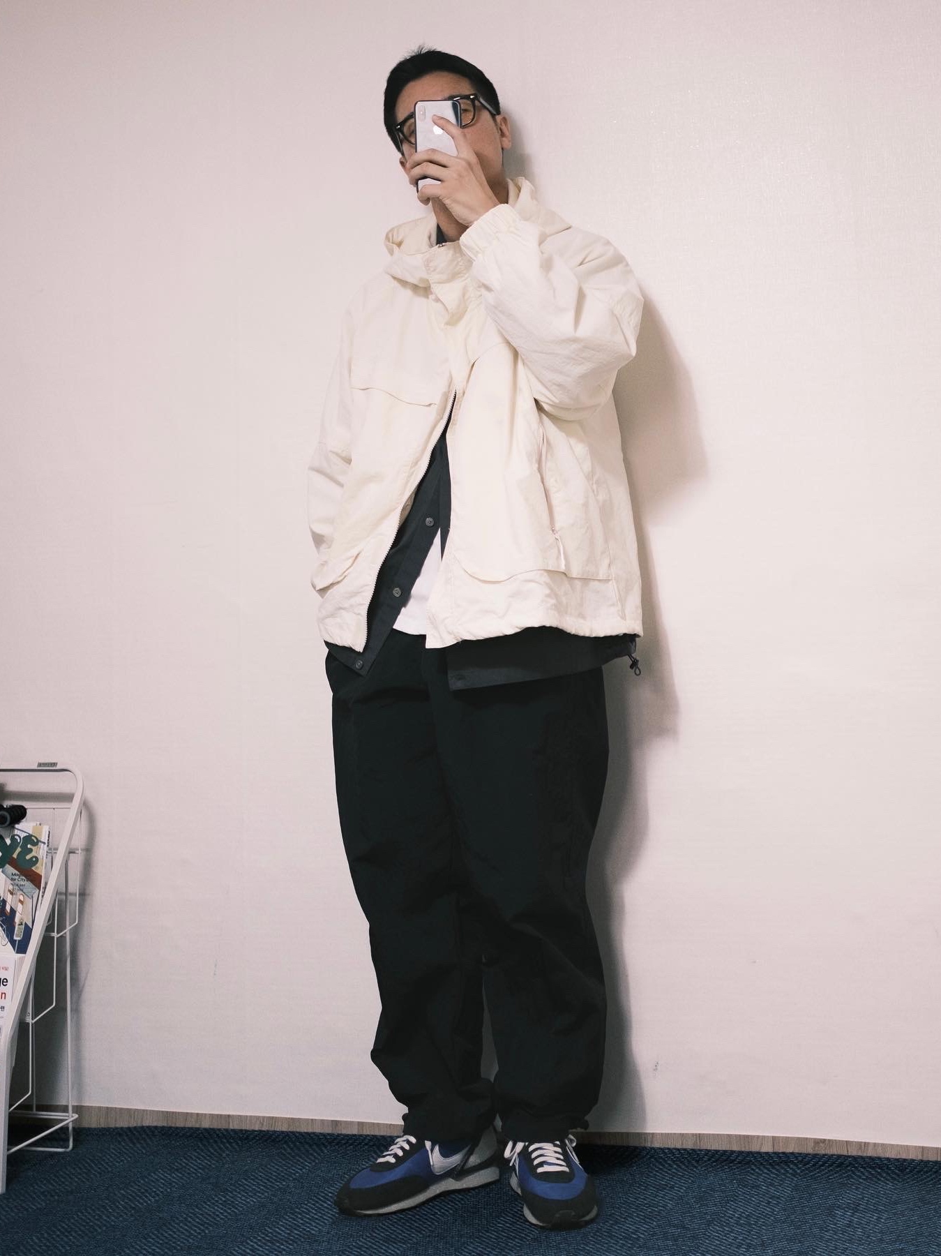 Nike x Undercover Daybreak Blue Jay 착용 스타일