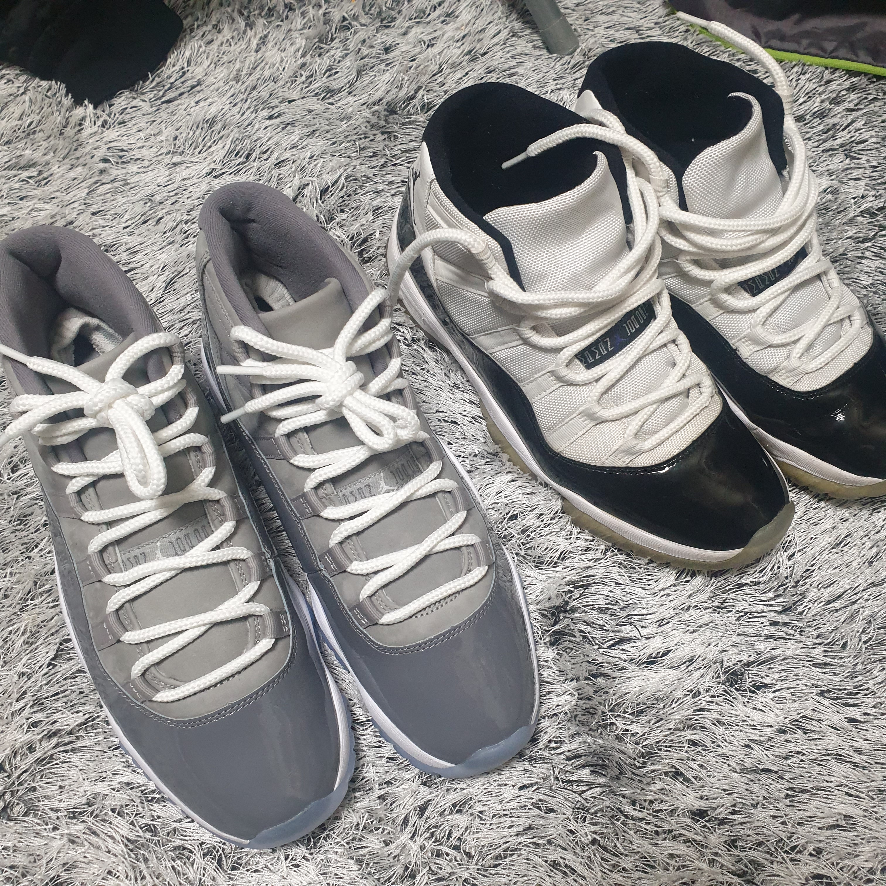 Jordan 11 Retro Cool Grey 2021, Jordan 11 Retro Concord 2018 착용 스타일 - 2