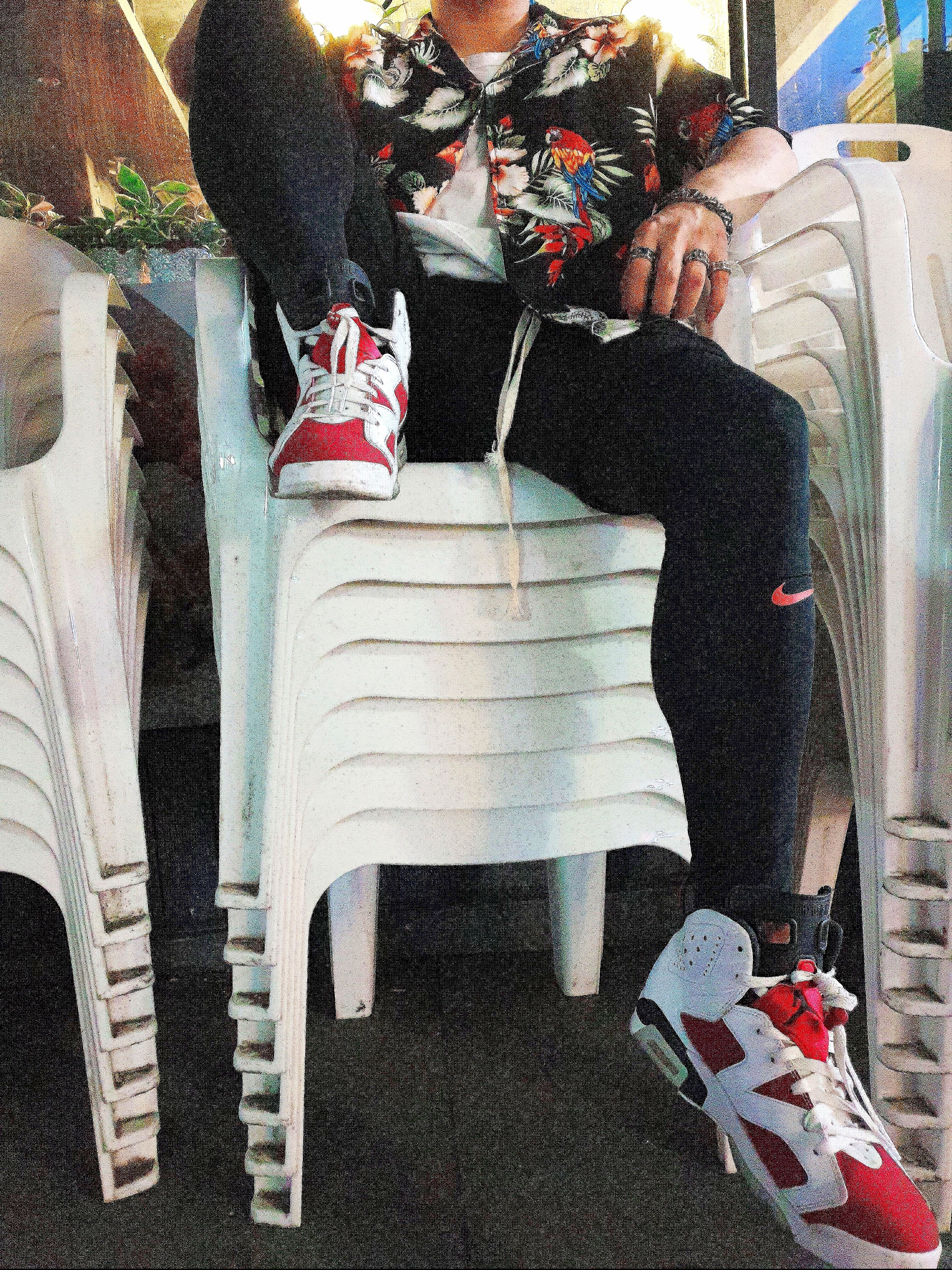 Jordan 6 Retro Carmine 2014 착용 스타일