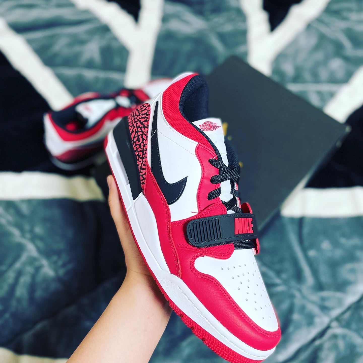 Jordan Legacy 312 Low Chicago 2022 착용 스타일