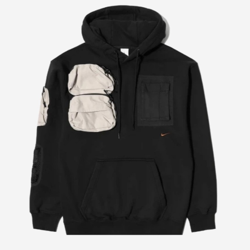 Nike x Travis Scott NRG AG Utility Hoodie Black 착용 스타일 - 2