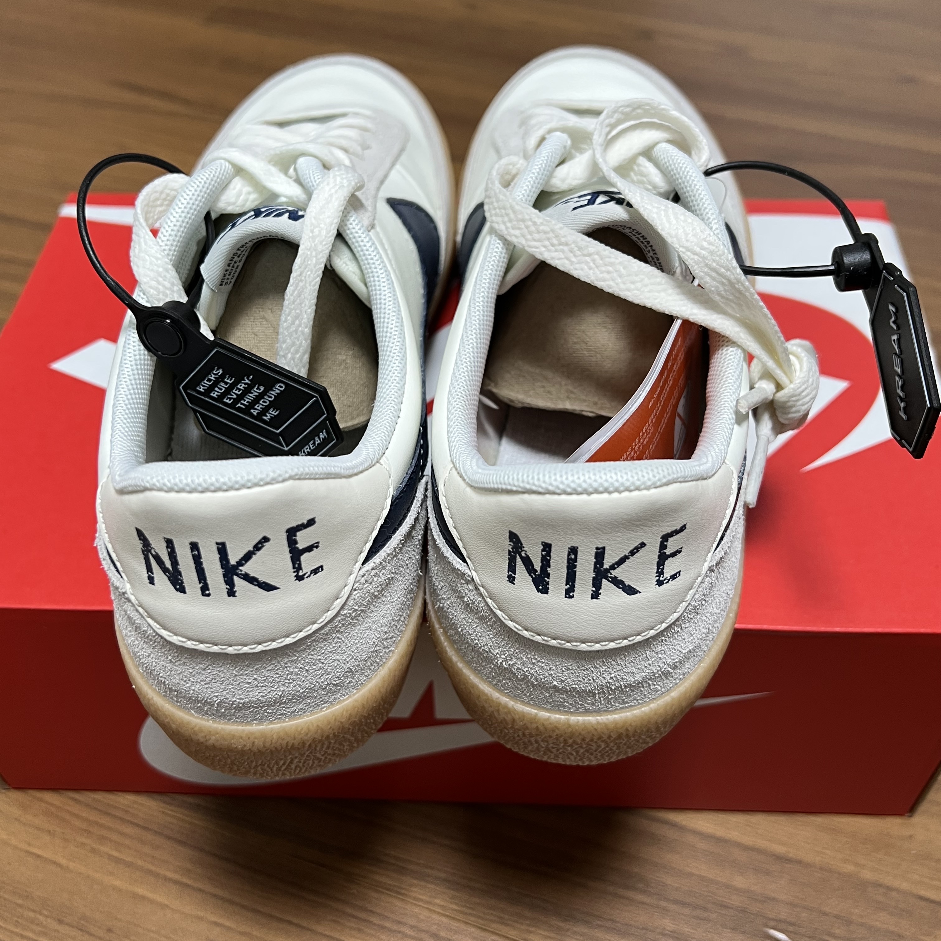 Nike x J.Crew Killshot 2 Sail Midnight Navy 착용 스타일 - 4