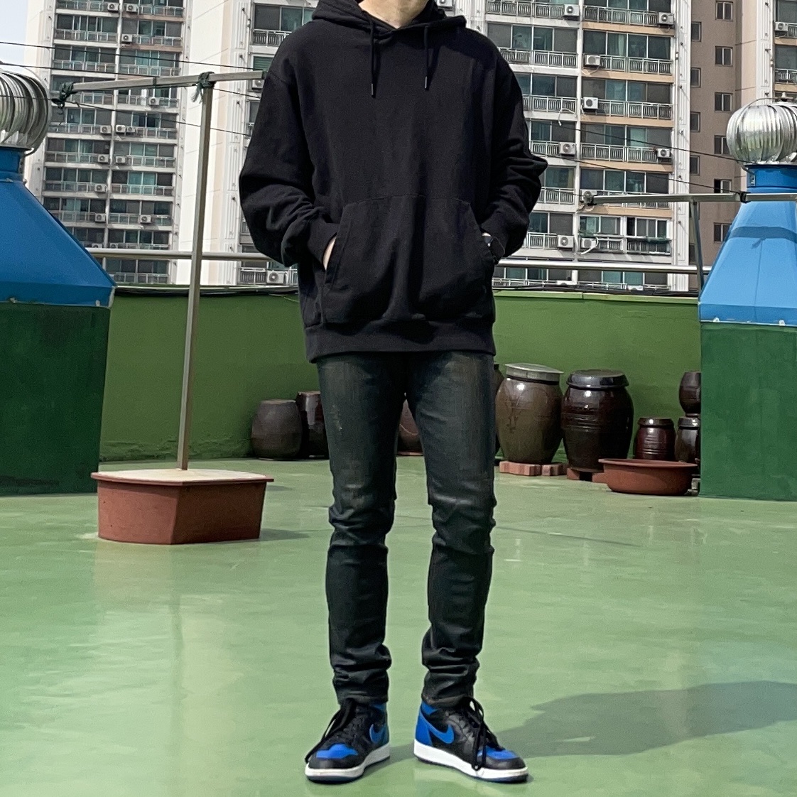 Jordan 1 Retro Royal 2017 착용 스타일 - 4