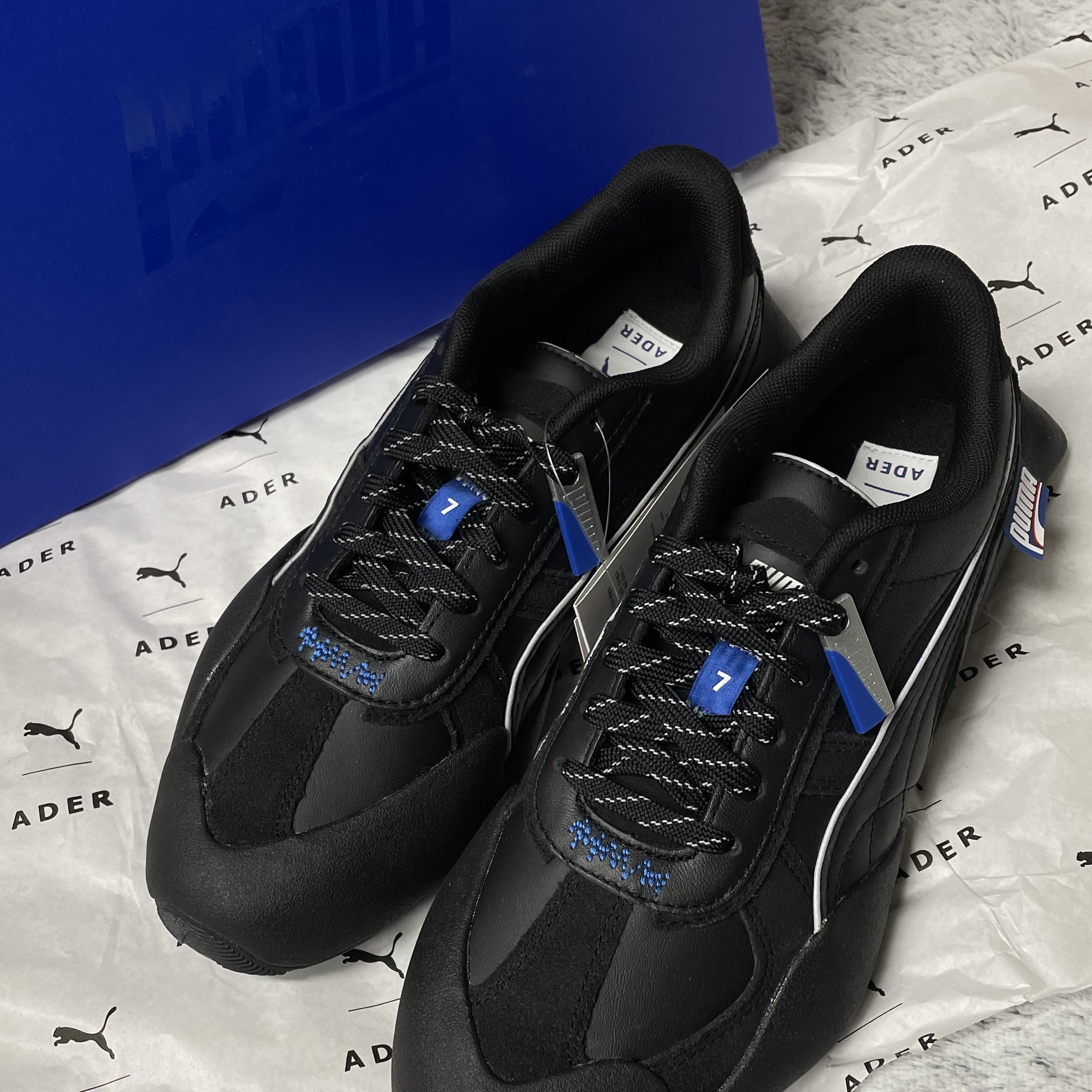 Puma x Ader Error Vaderon Black 착용 스타일 - 1