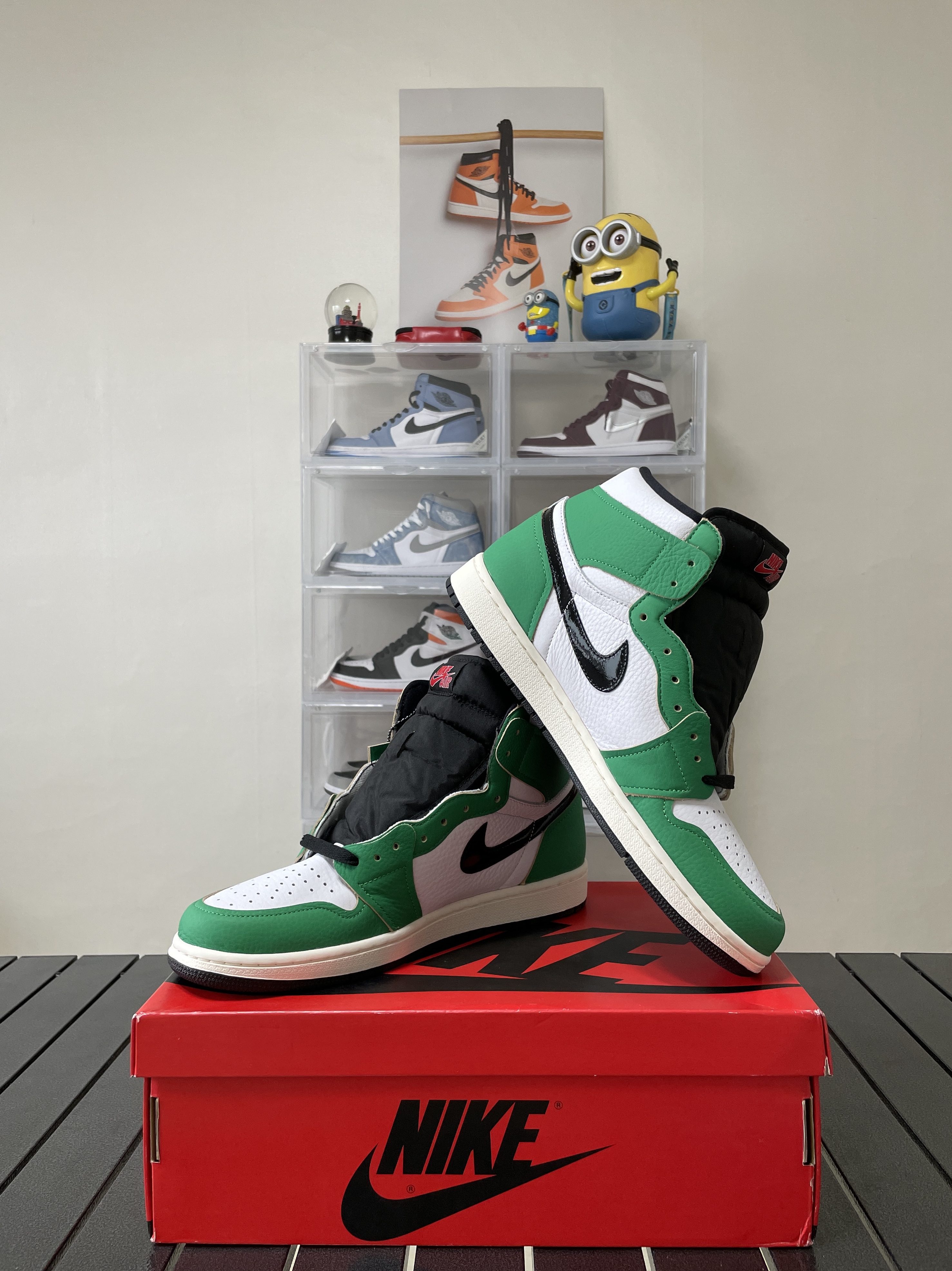 (W) Jordan 1 Retro High OG Lucky Green 착용 스타일